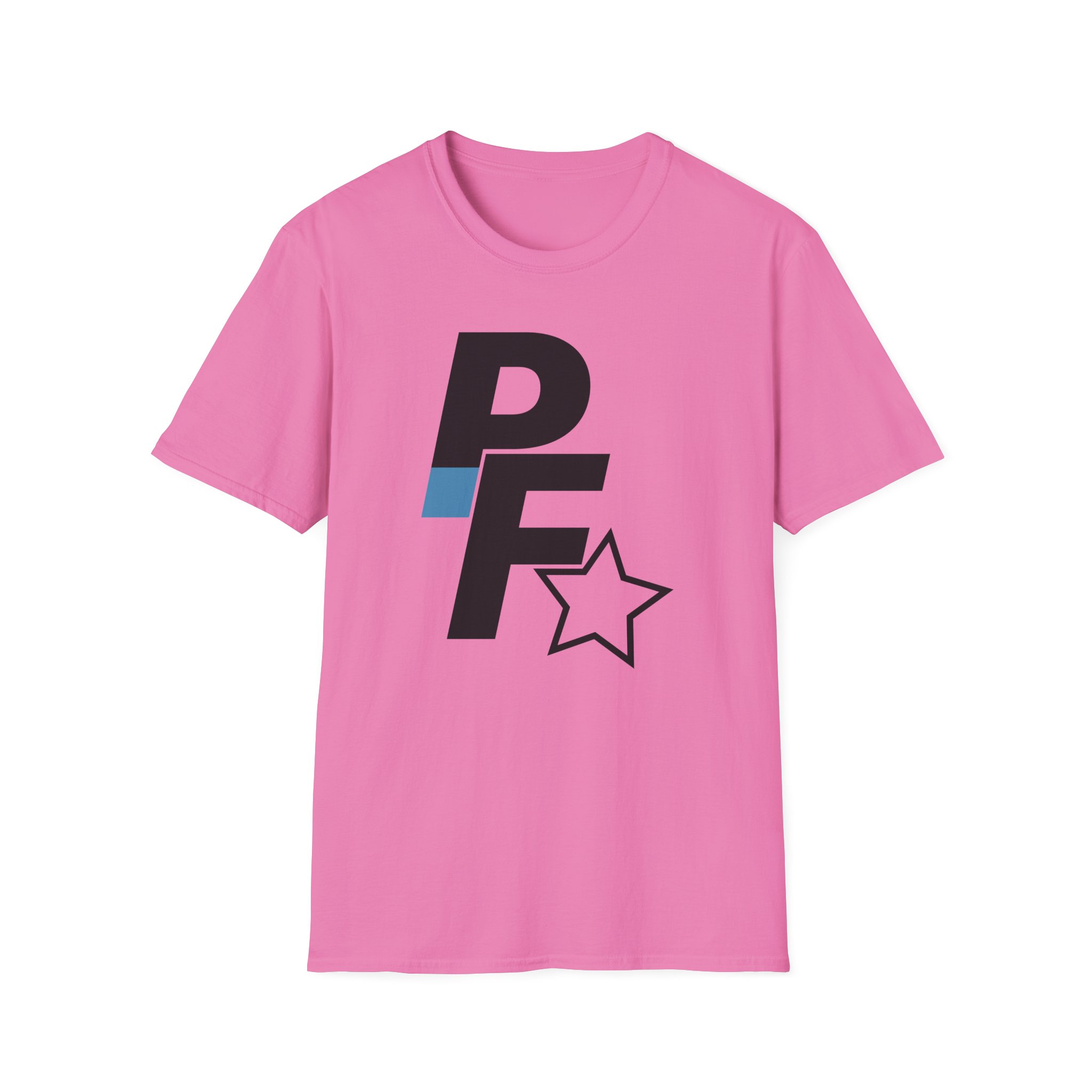 Xavier Wulf Pinkflamingousa unisex softstyle t-shirt