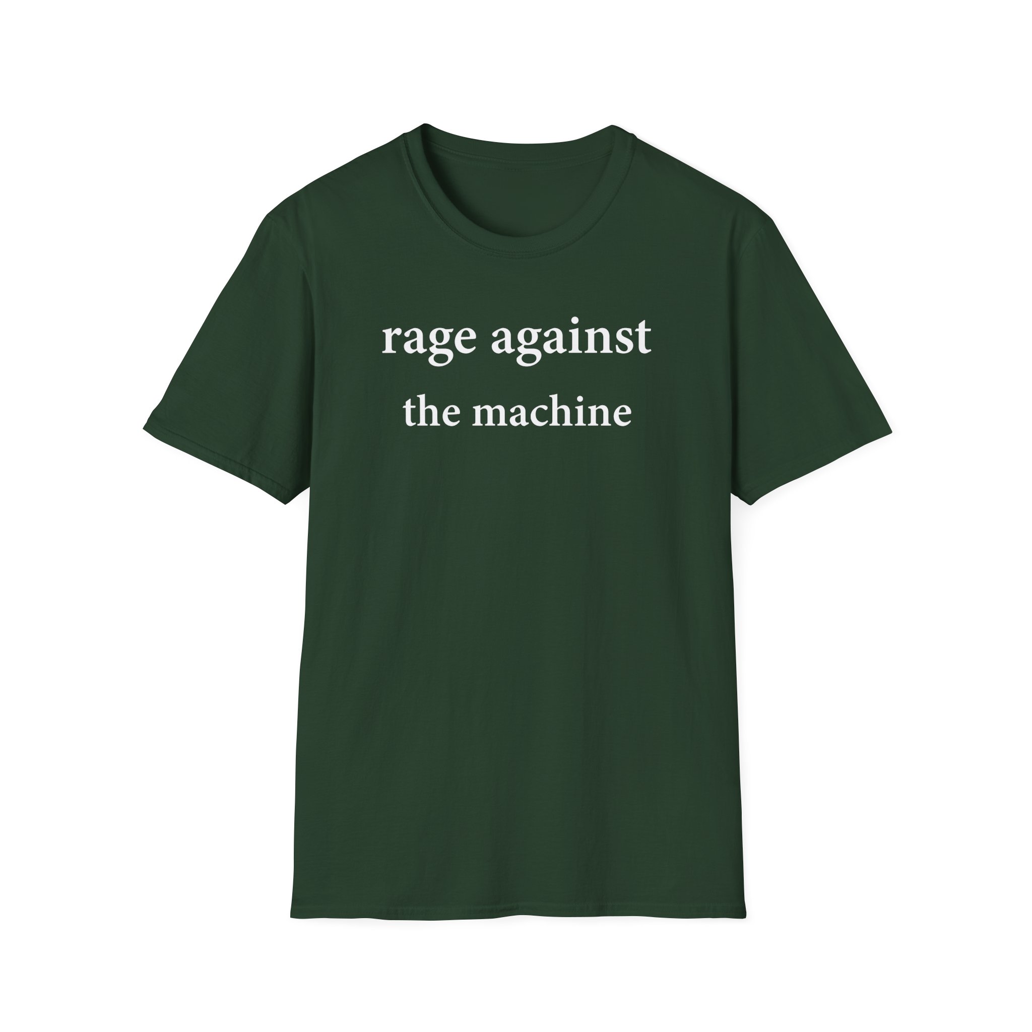 Rage Against the Machine Typewriter Molotov Unisex Softstyle T-Shirt