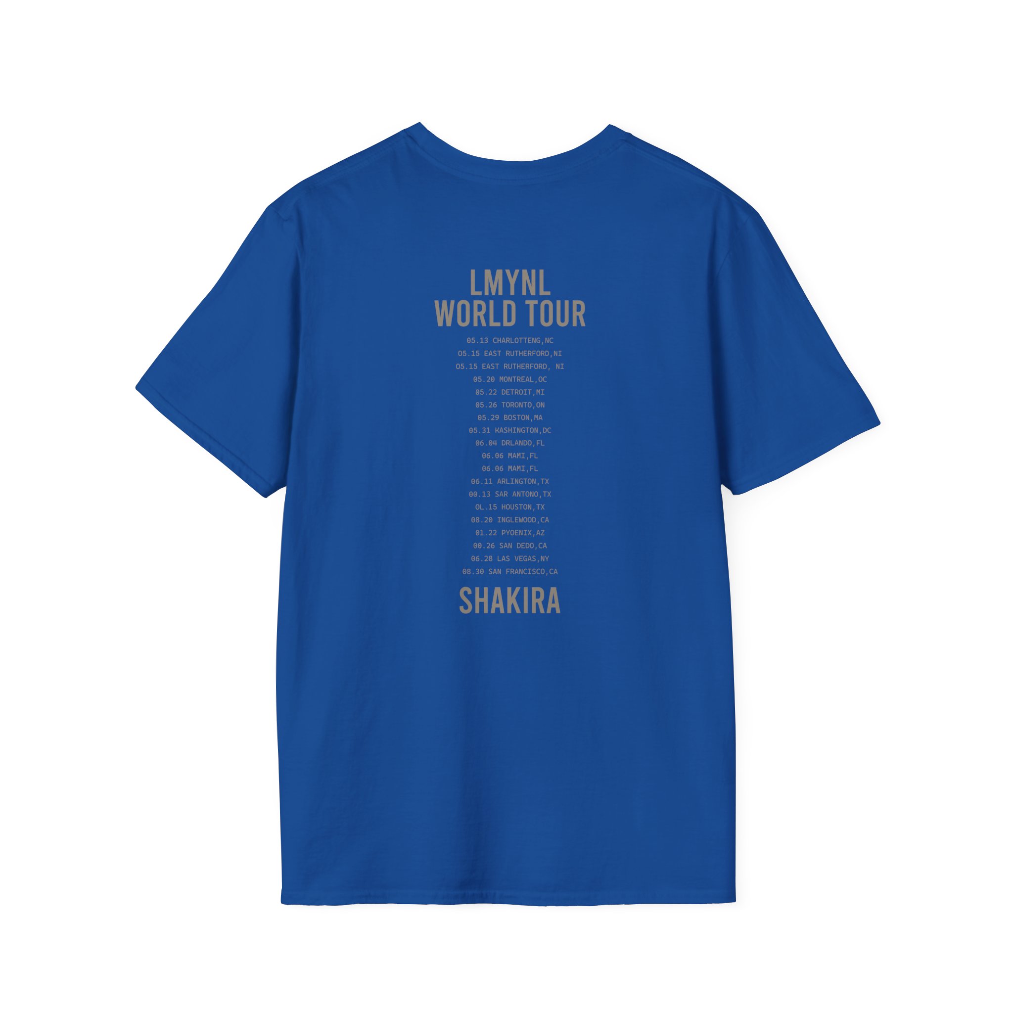 Shakira Dollar Bill Unisex Softstyle T-Shirt