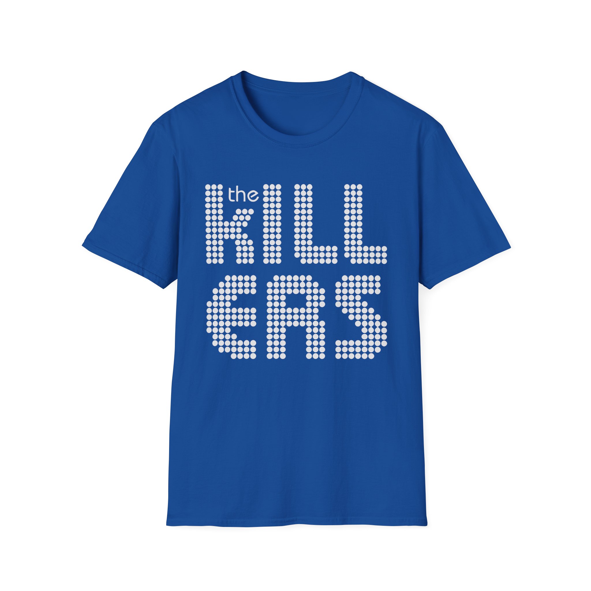TK Distressed Stacked Logo Unisex Softstyle T-Shirt