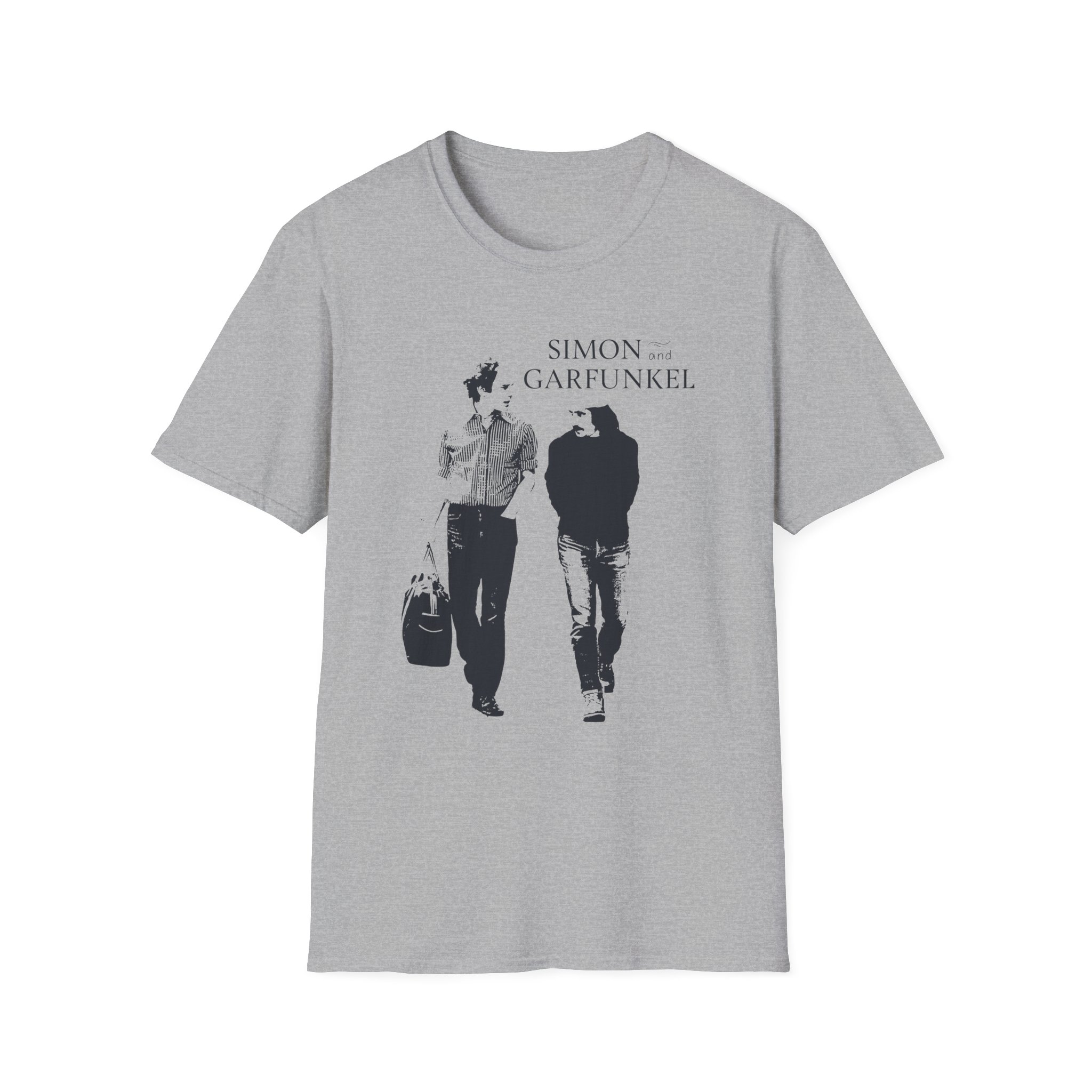 Simon and Garfunkel Walking Unisex Softstyle T-Shirt