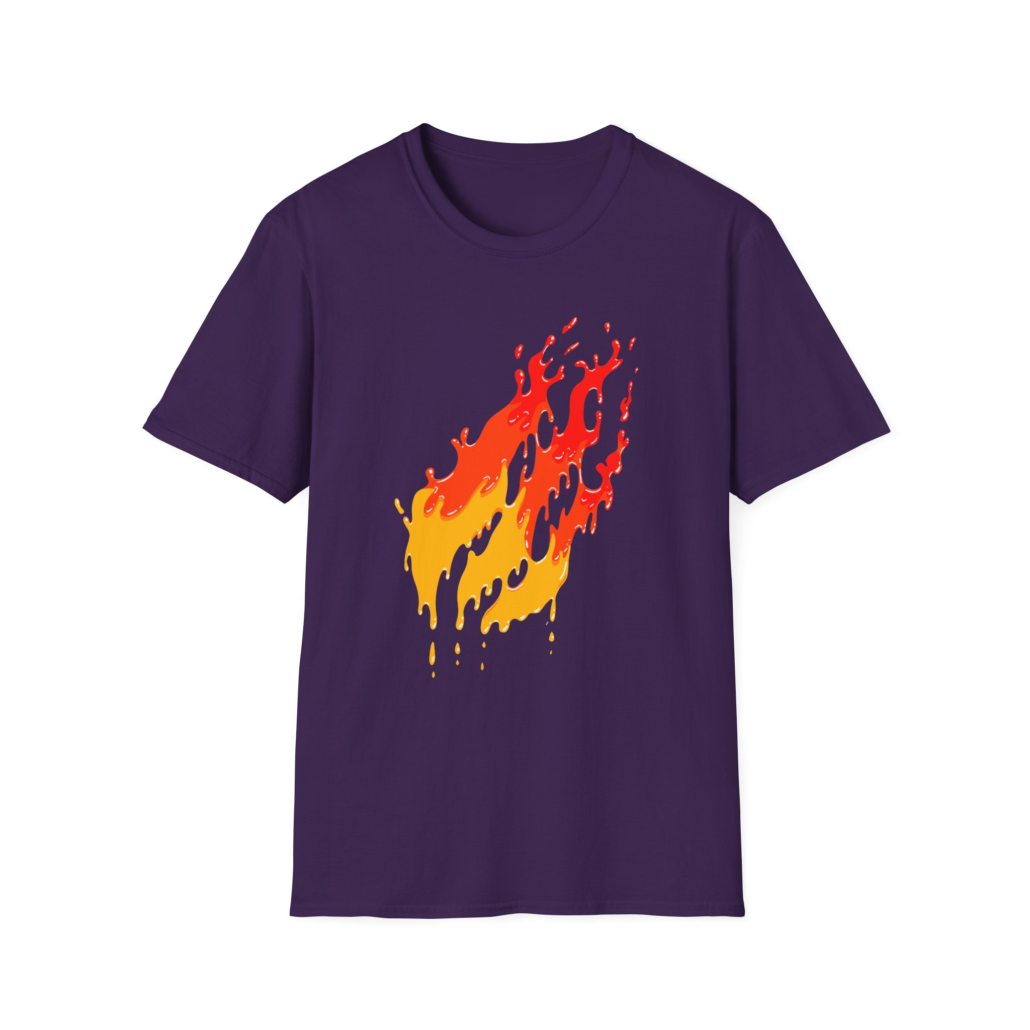 Preston Fire Drip Unisex Softstyle T-Shirt