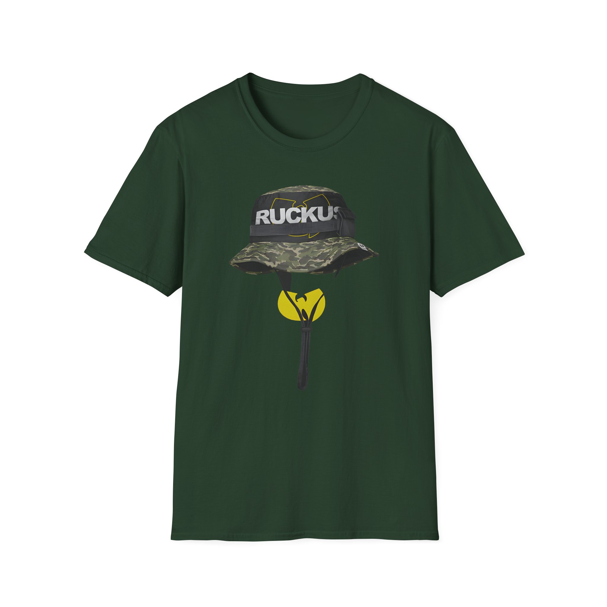Wu Tang Clan Ruckus Bucket Unisex Softstyle T-Shirt