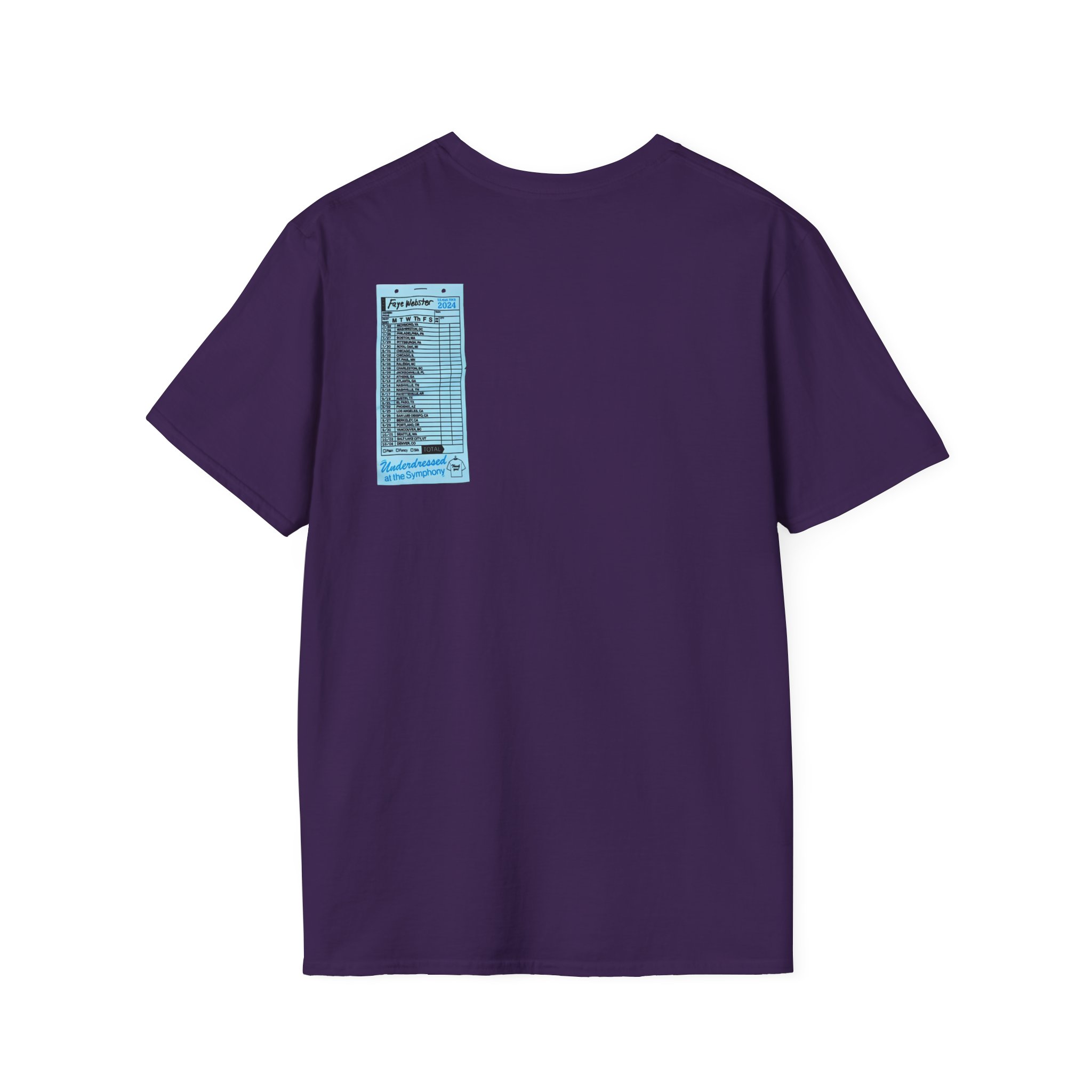 Faye Webster Underdressed at the Symphony 2024 Tour Unisex Softstyle T-Shirt