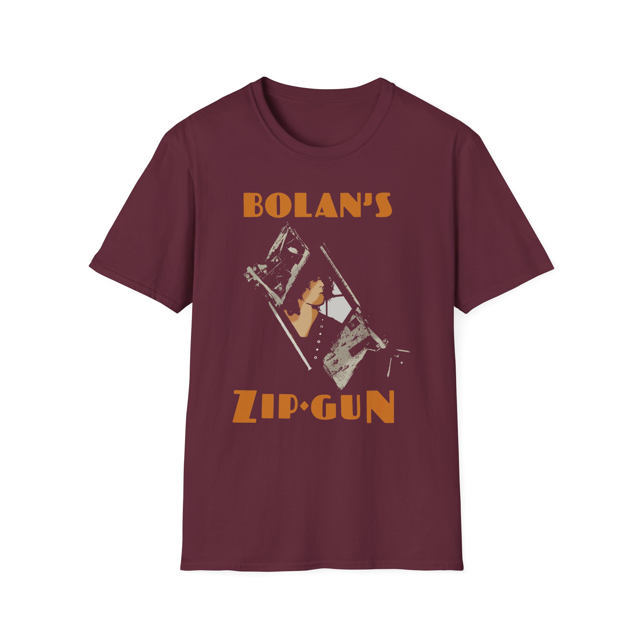T Rex Zip Gun Unisex Softstyle T-Shirt