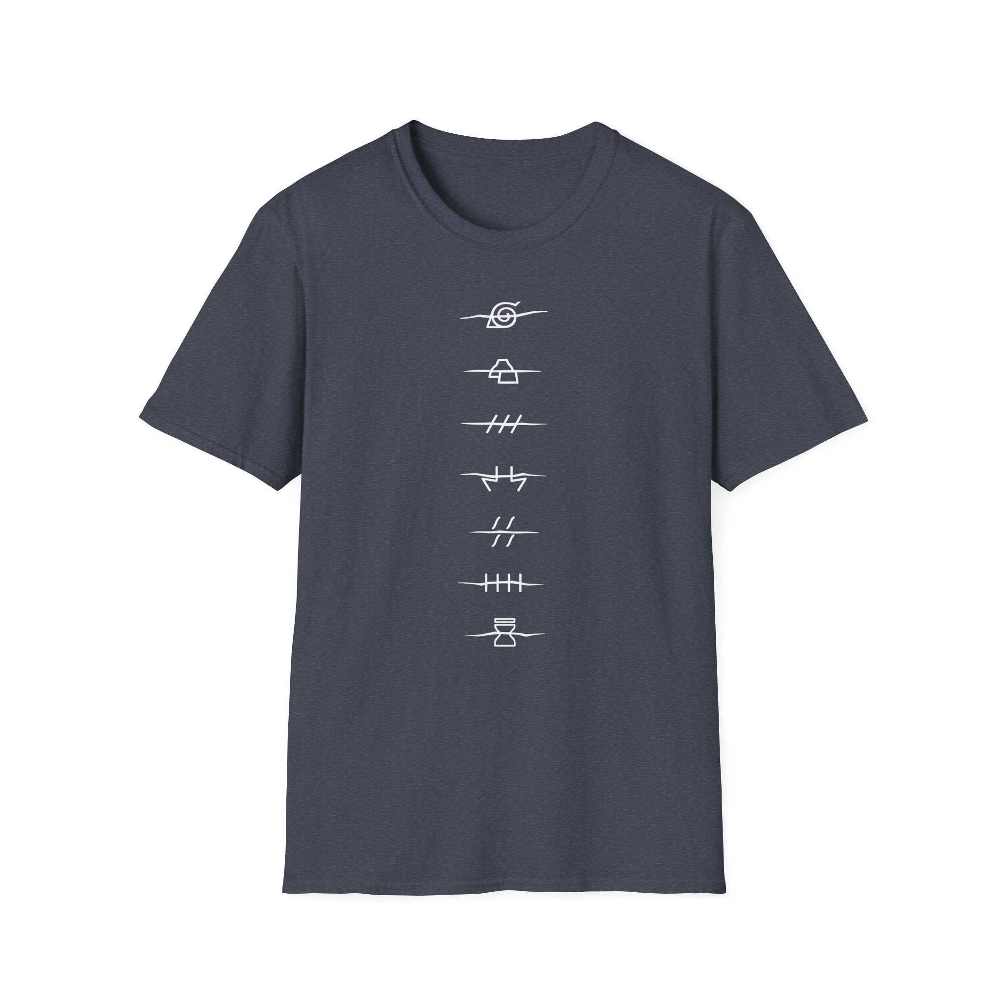 Naruto Anti-Village Symbols Unisex Softstyle T-Shirt
