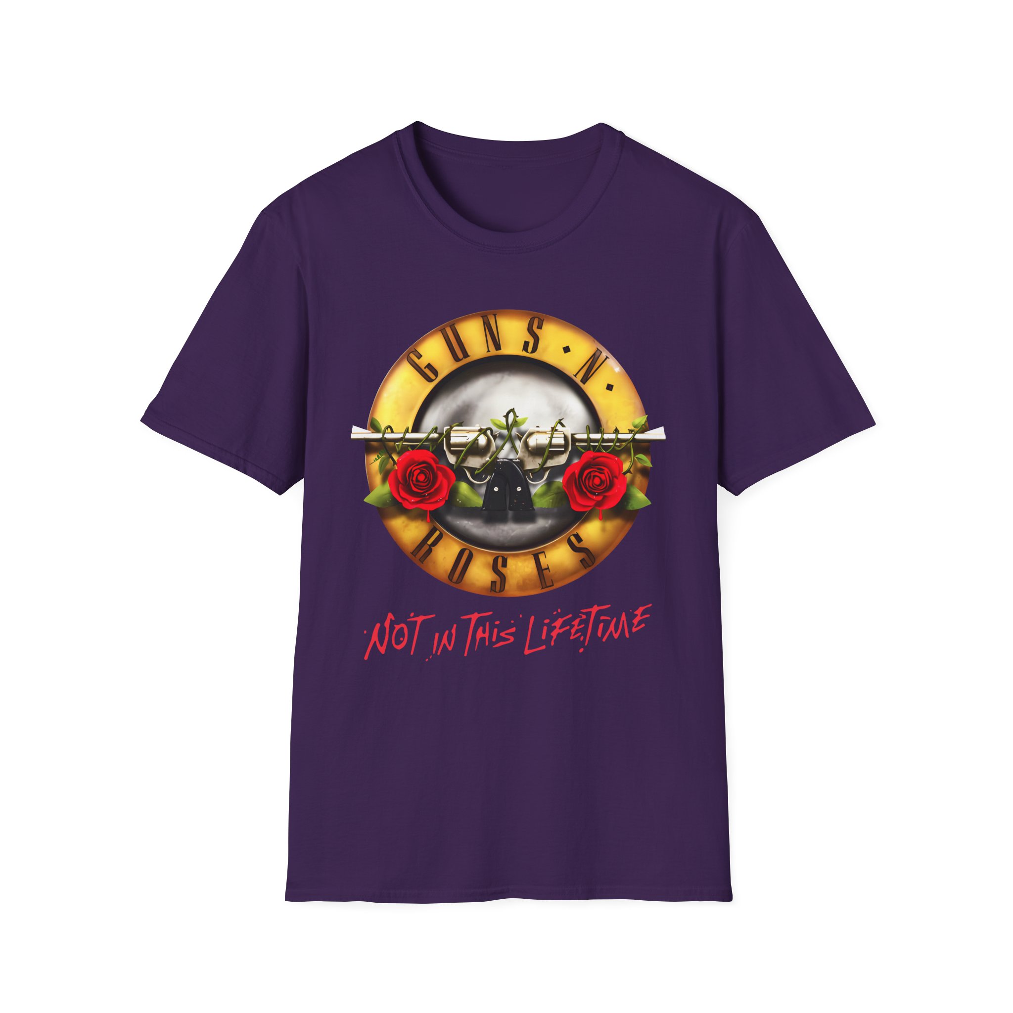 Guns N Roses Bullet Seal Tour Unisex Softstyle T-Shirt