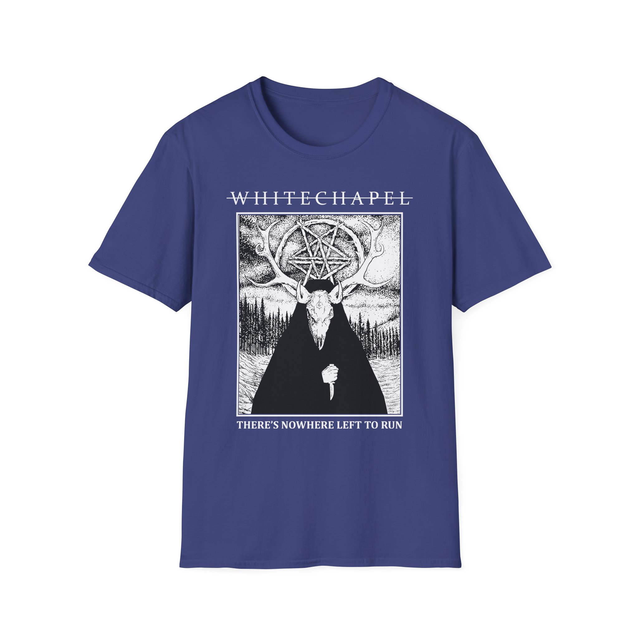 Whitechapel Deer Demon Oil Unisex Softstyle T-Shirt
