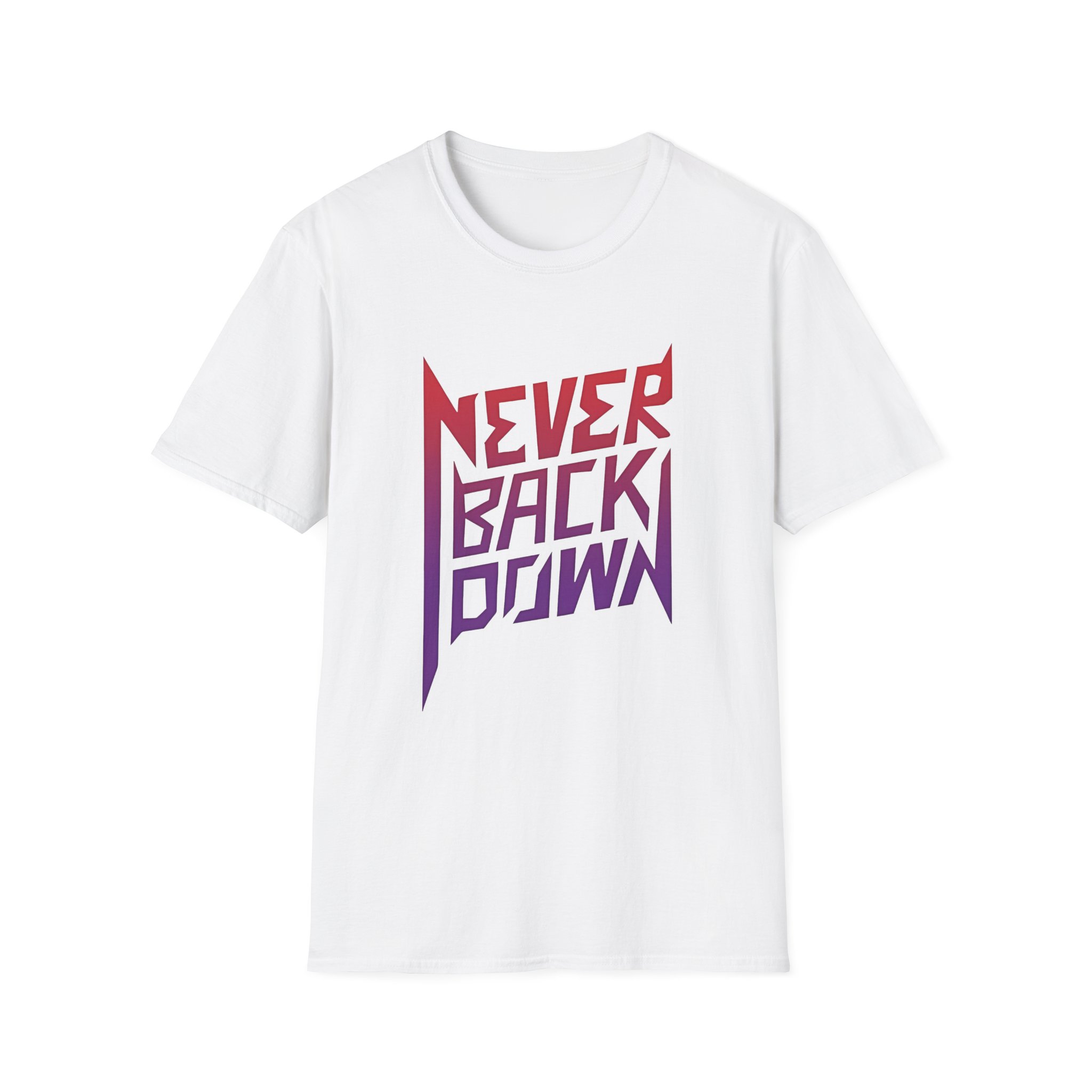 Nick Eh 30 Never Back Down Unisex Softstyle T-Shirt