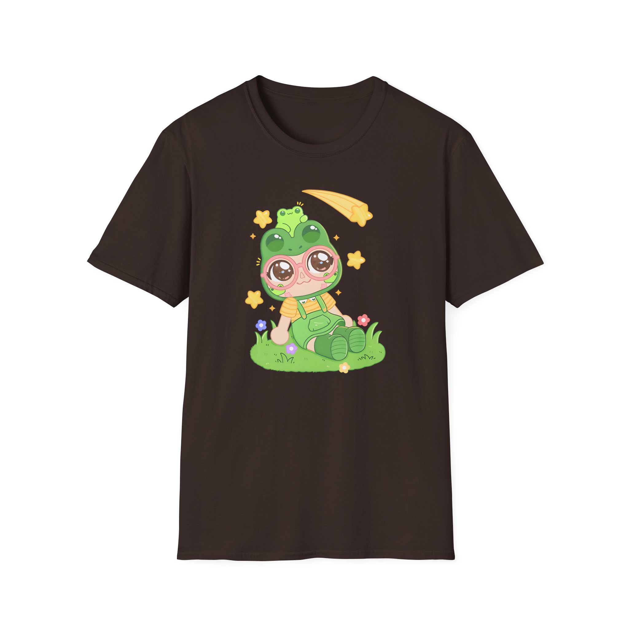 Froggy Crossing Shooting Star Unisex Softstyle T-Shirt