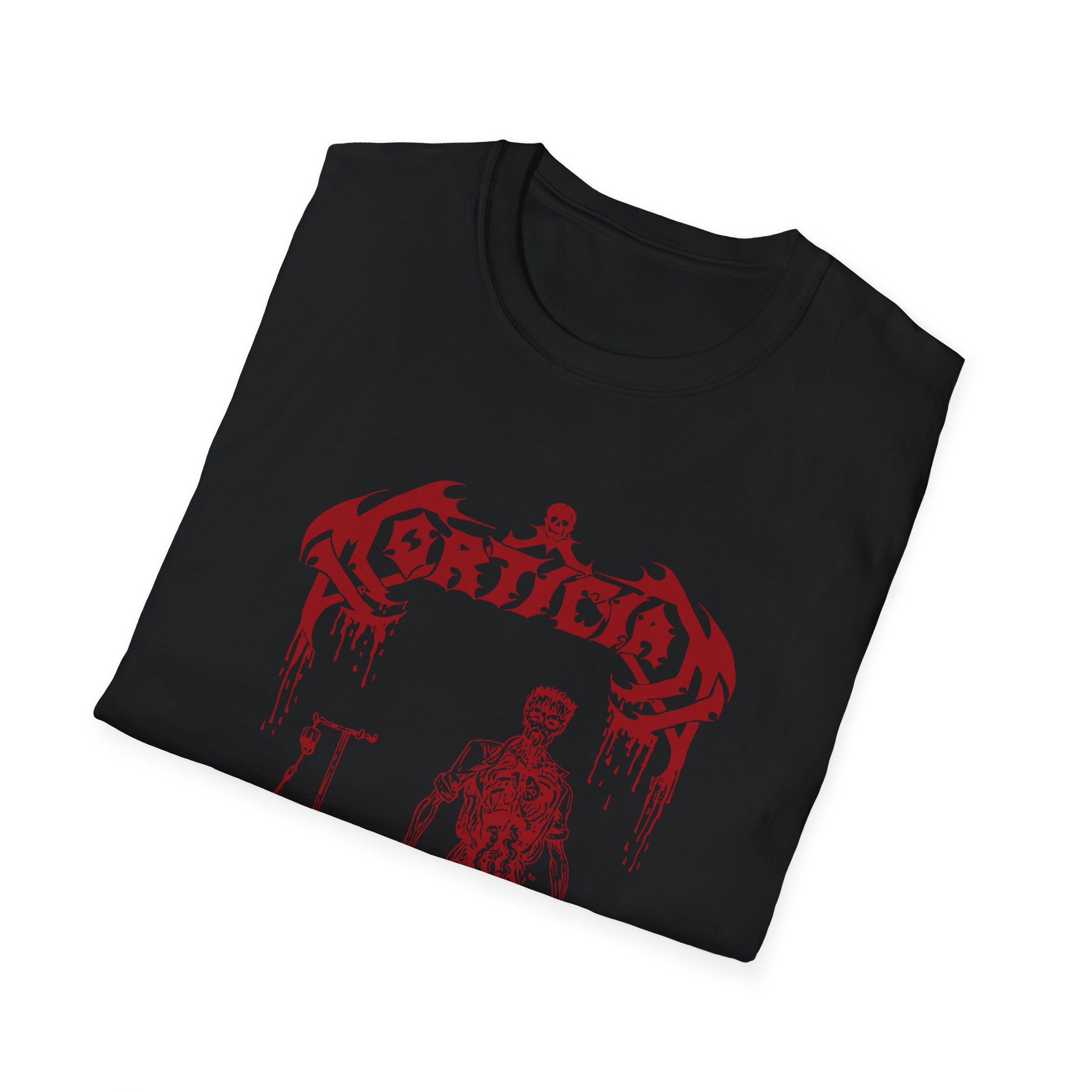 Mortician Brutally Mutilated Unisex Softstyle T-Shirt