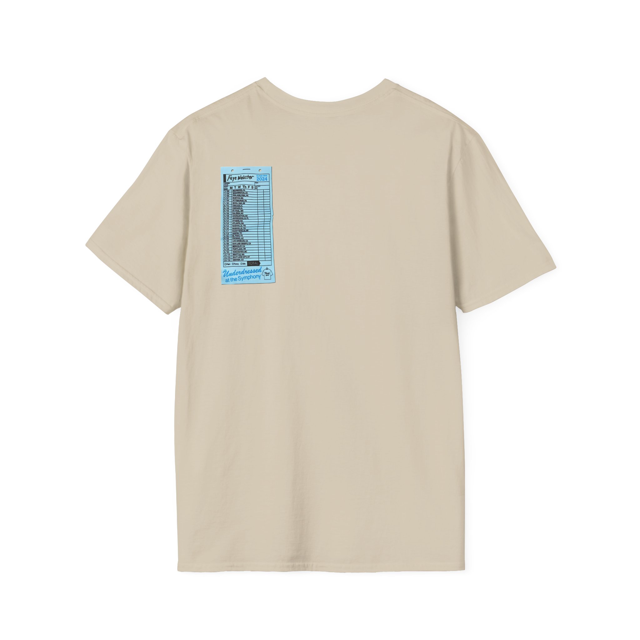 Faye Webster Underdressed at the Symphony 2024 Tour Unisex Softstyle T-Shirt