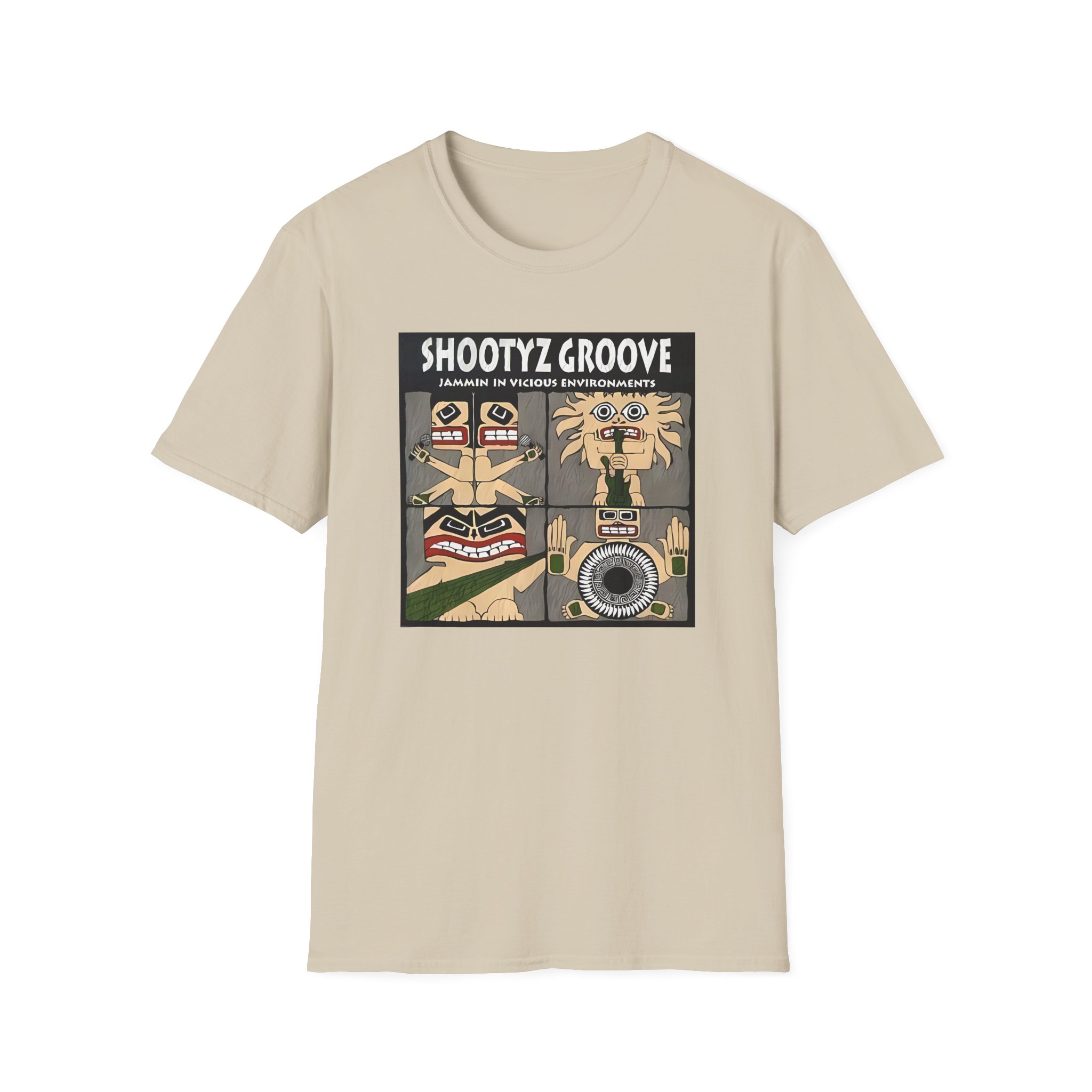 Shootyz Groove Jammin in Vicious Environments Album Cover Unisex Softstyle T-Shirt