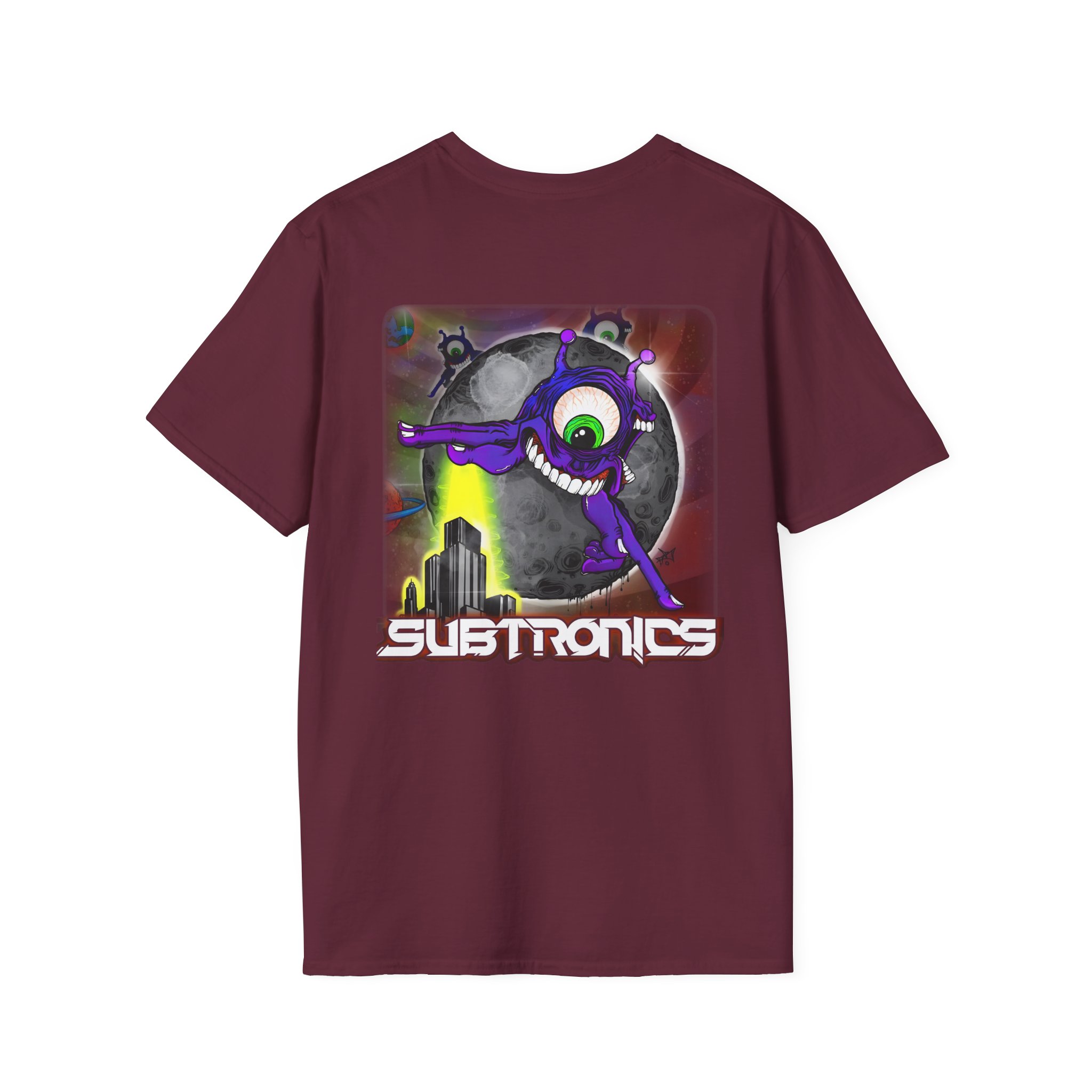 Subtronics Cyclops Invasion Unisex Softstyle T-Shirt