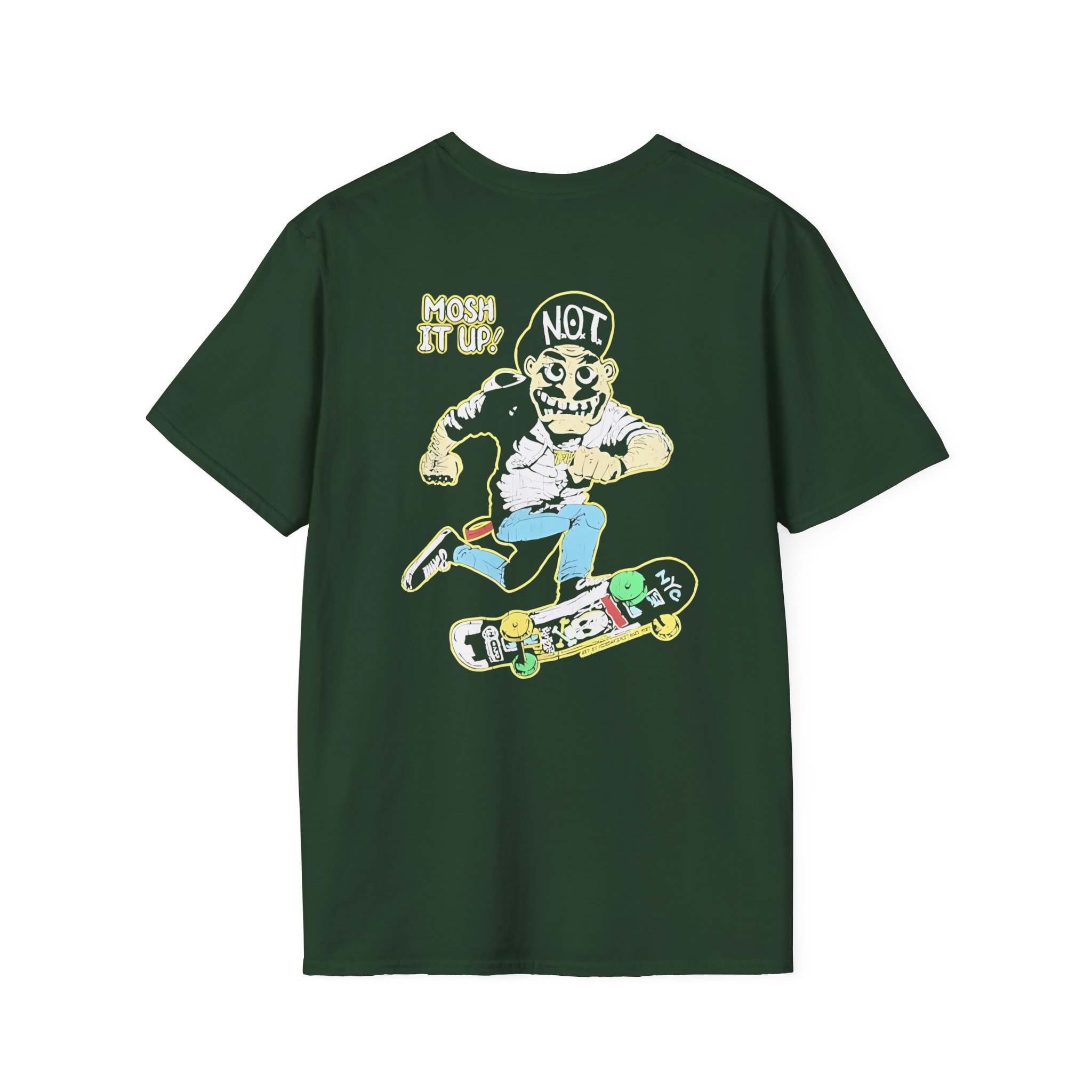 Anthrax Mosh It Up Skater Unisex Softstyle T-Shirt