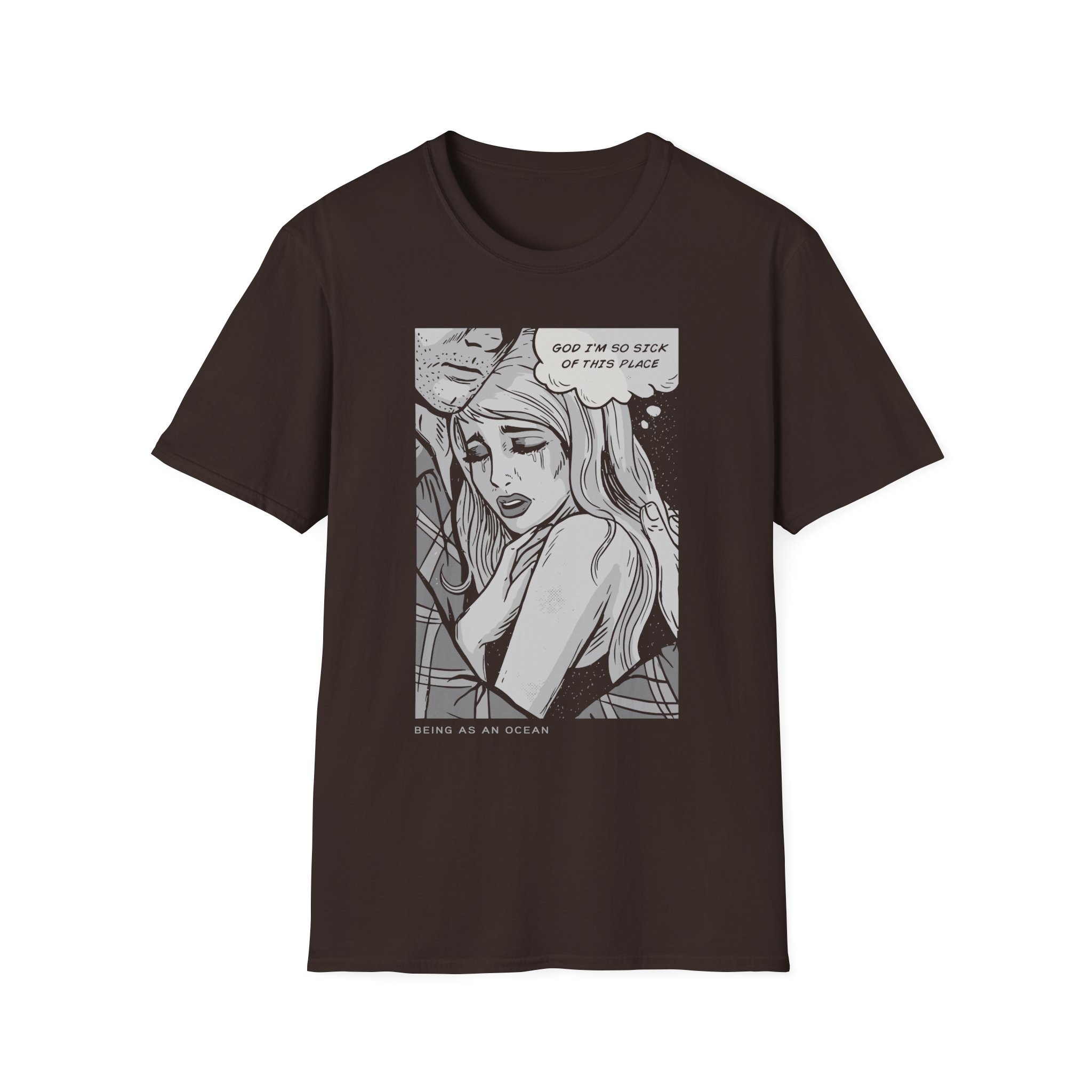 Being as an Ocean Comic Girl 10 Year Unisex Softstyle T-Shirt