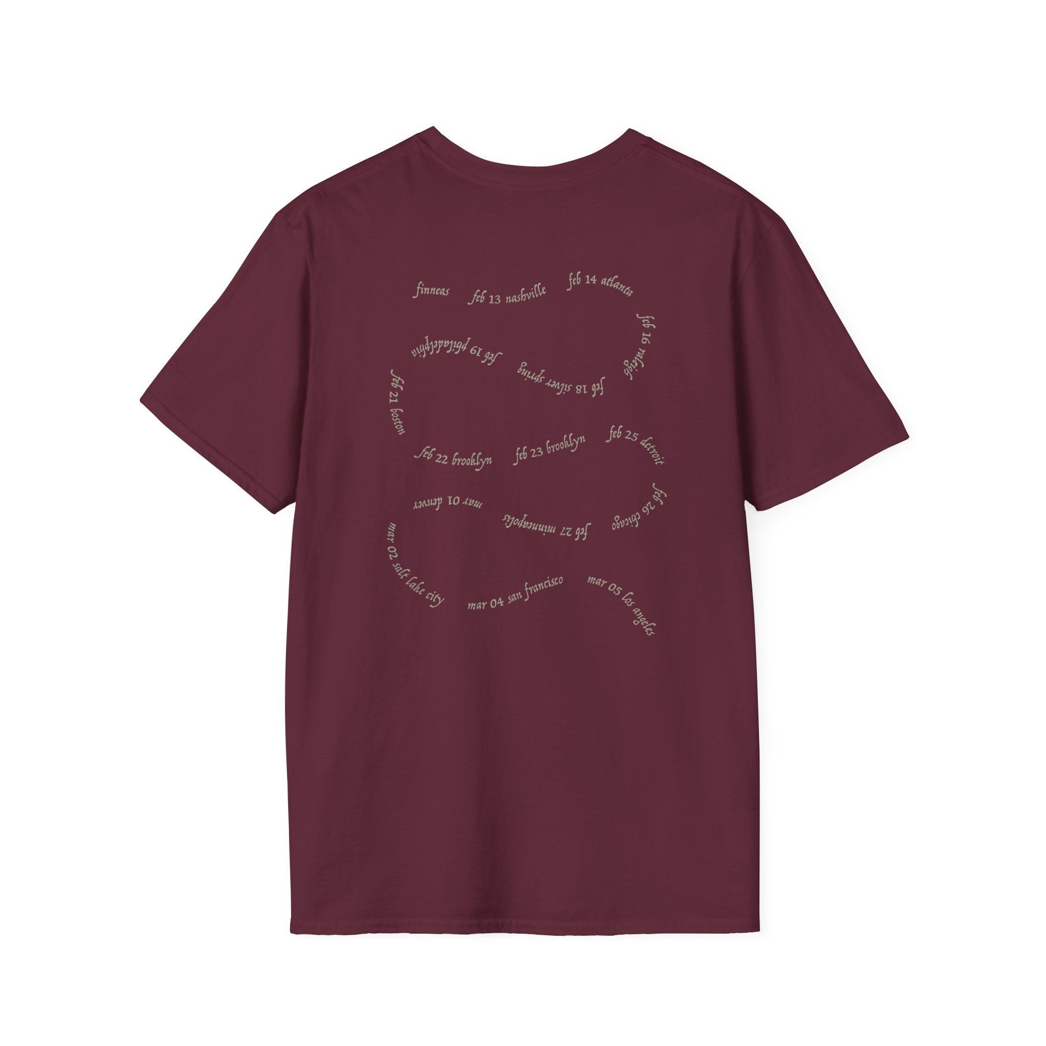 Finneas For Cryin' Out Loud Tour Lotus Unisex Softstyle T-Shirt