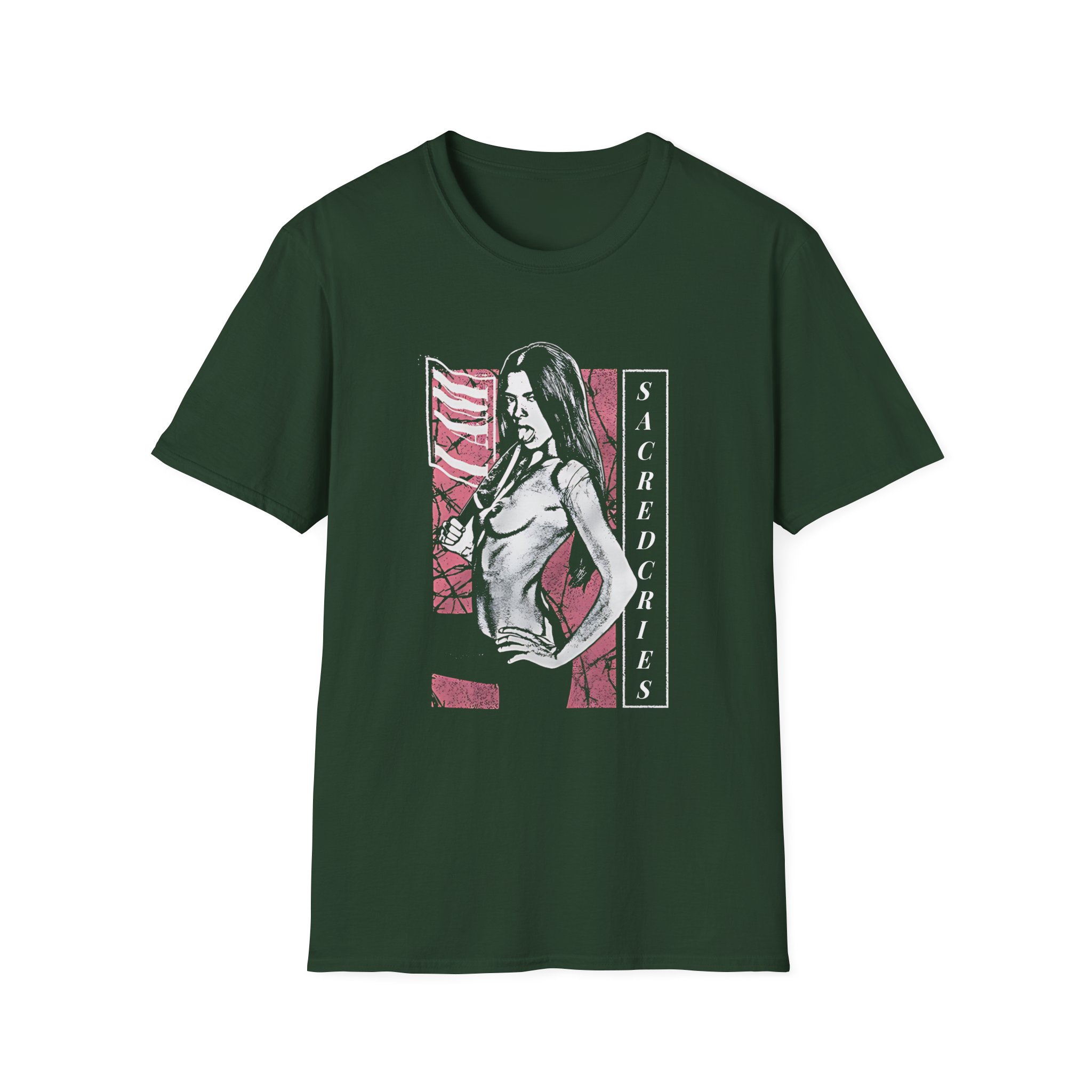I AM Sacred Cries Unisex Softstyle T-Shirt