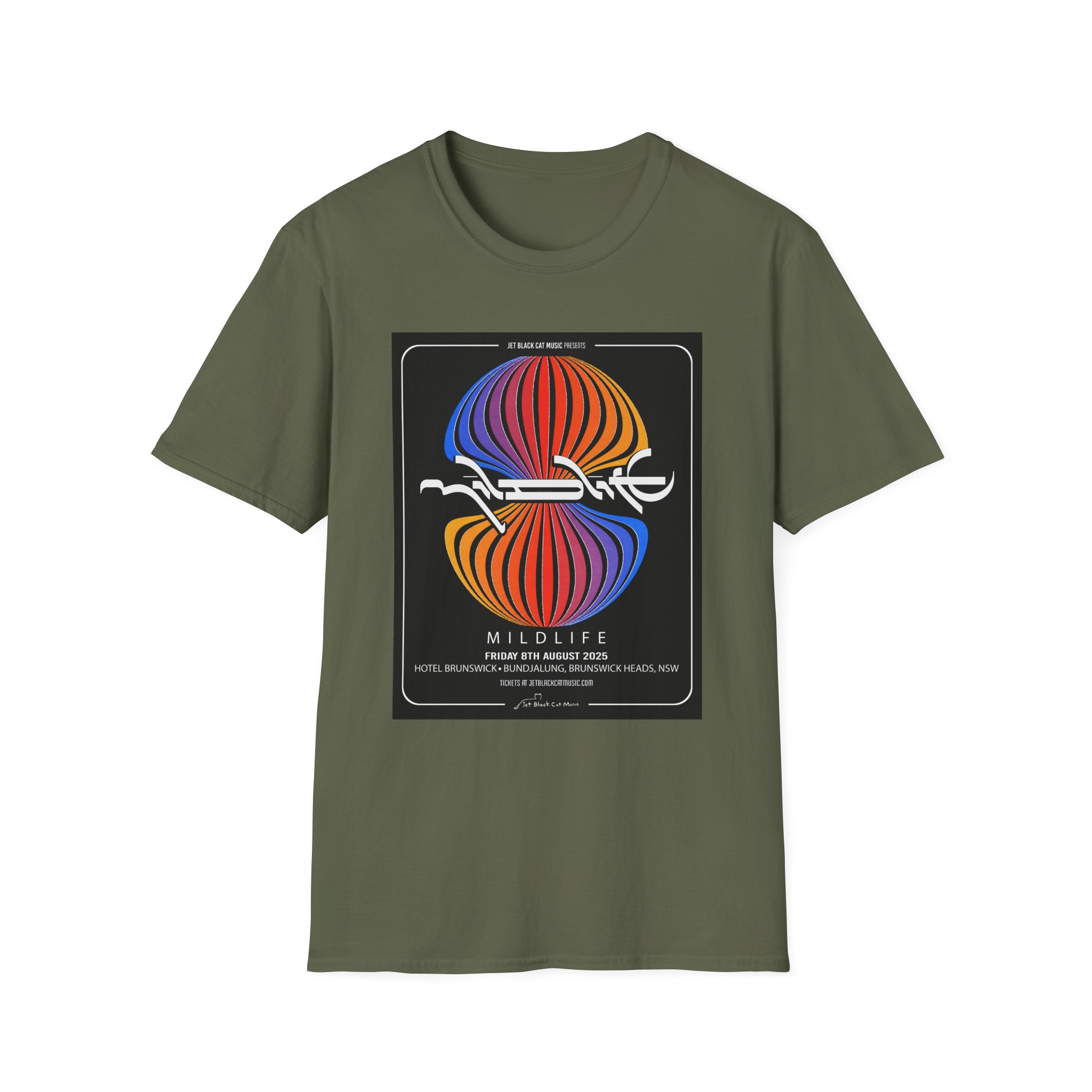 Mildlife Hotel Brunswick, NSW Concert Unisex Softstyle T-Shirt
