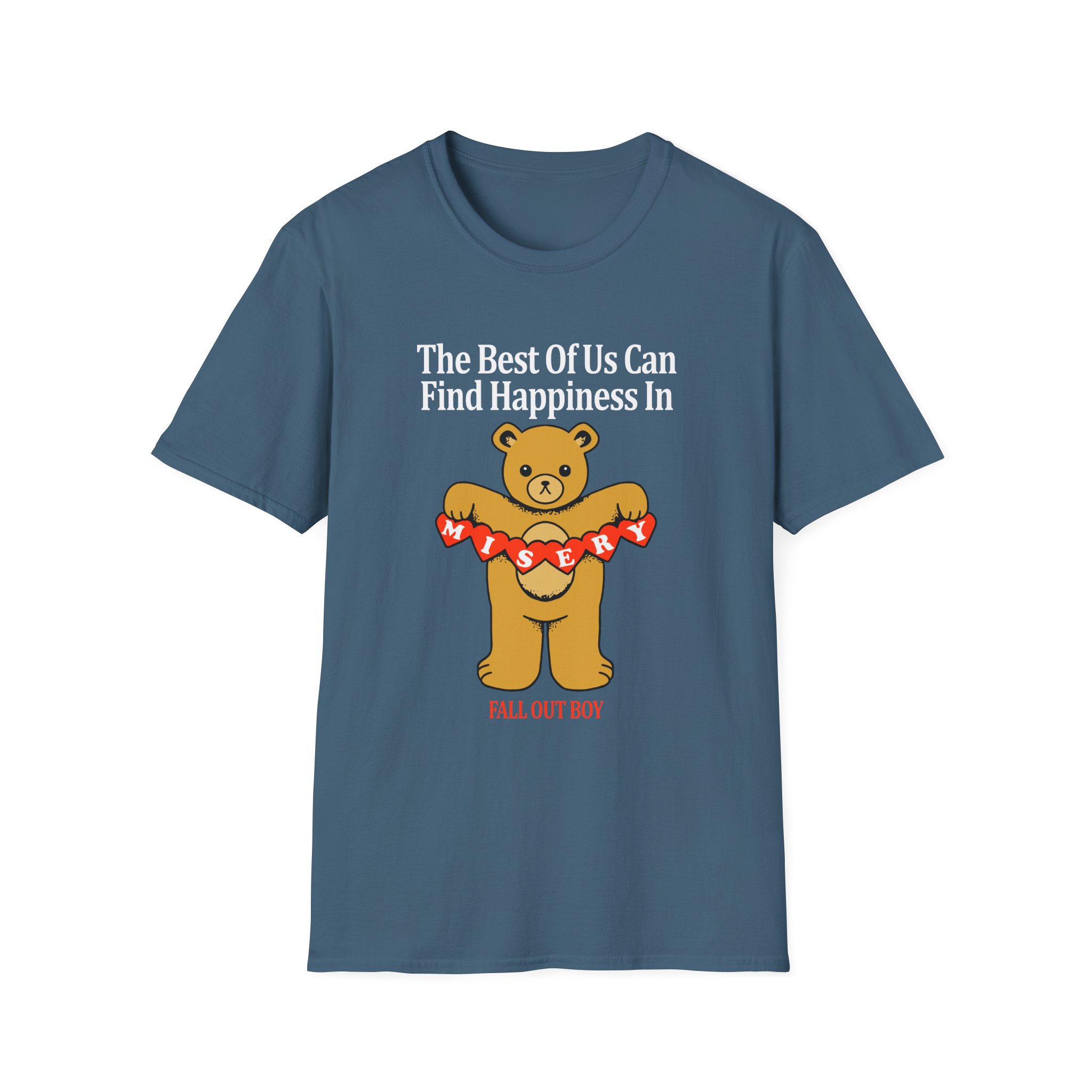 Fall Out Boy Misery Teddy Unisex Softstyle T-Shirt