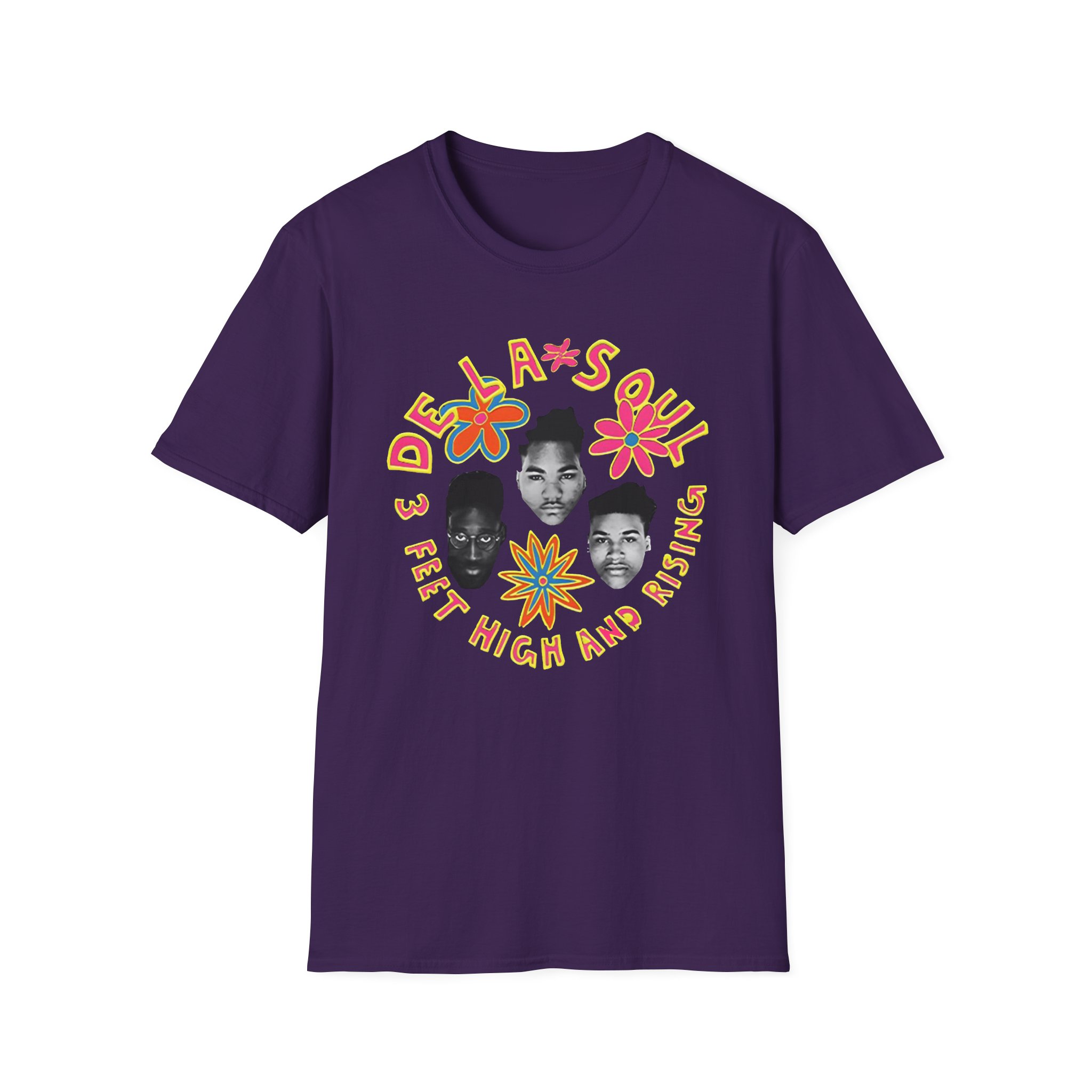 De La Soul 3 Feet High and Rising Unisex Softstyle T-Shirt