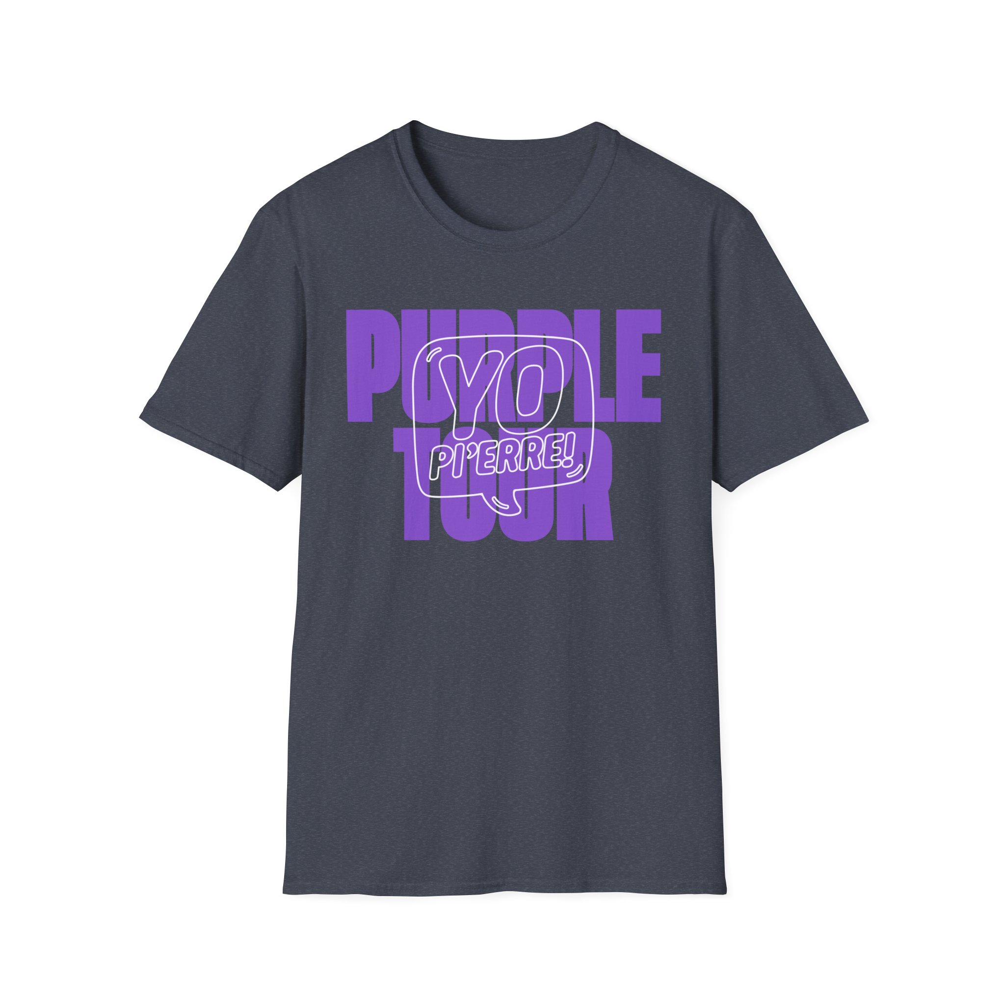 P B Purple Tour Unisex Softstyle T-Shirt
