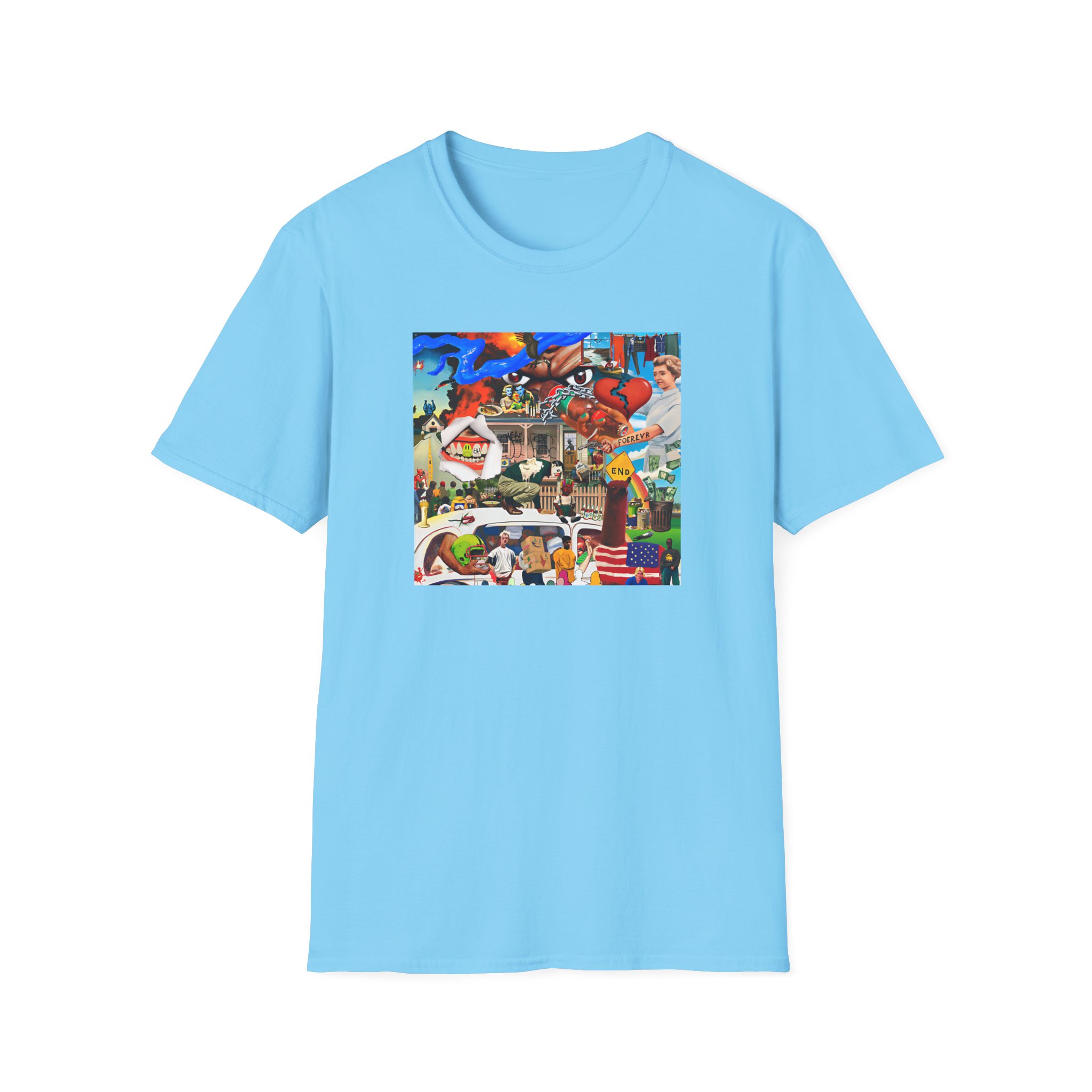 B Family Cover Unisex Softstyle T-Shirt