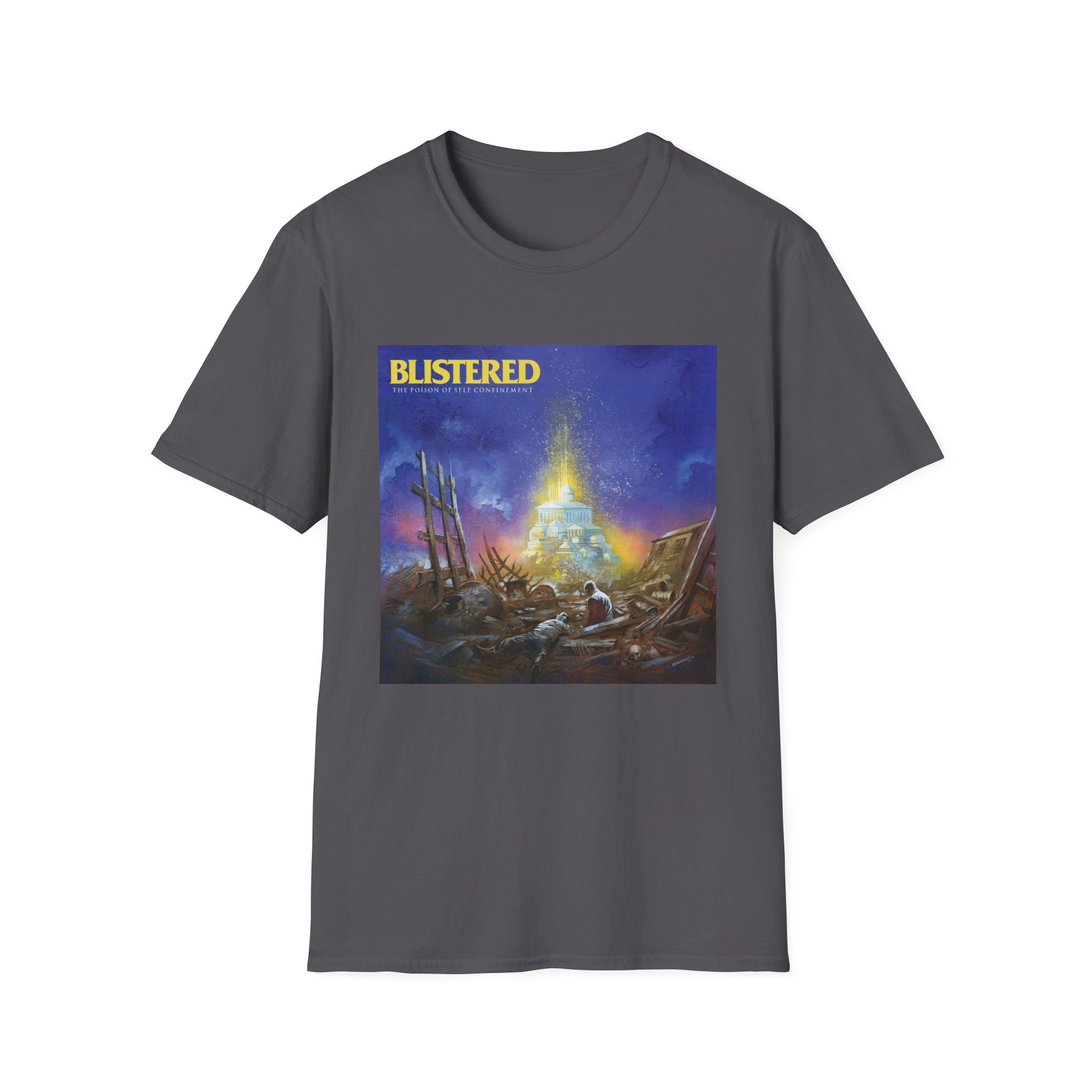 Blistered Self Confinement Unisex Softstyle T-Shirt