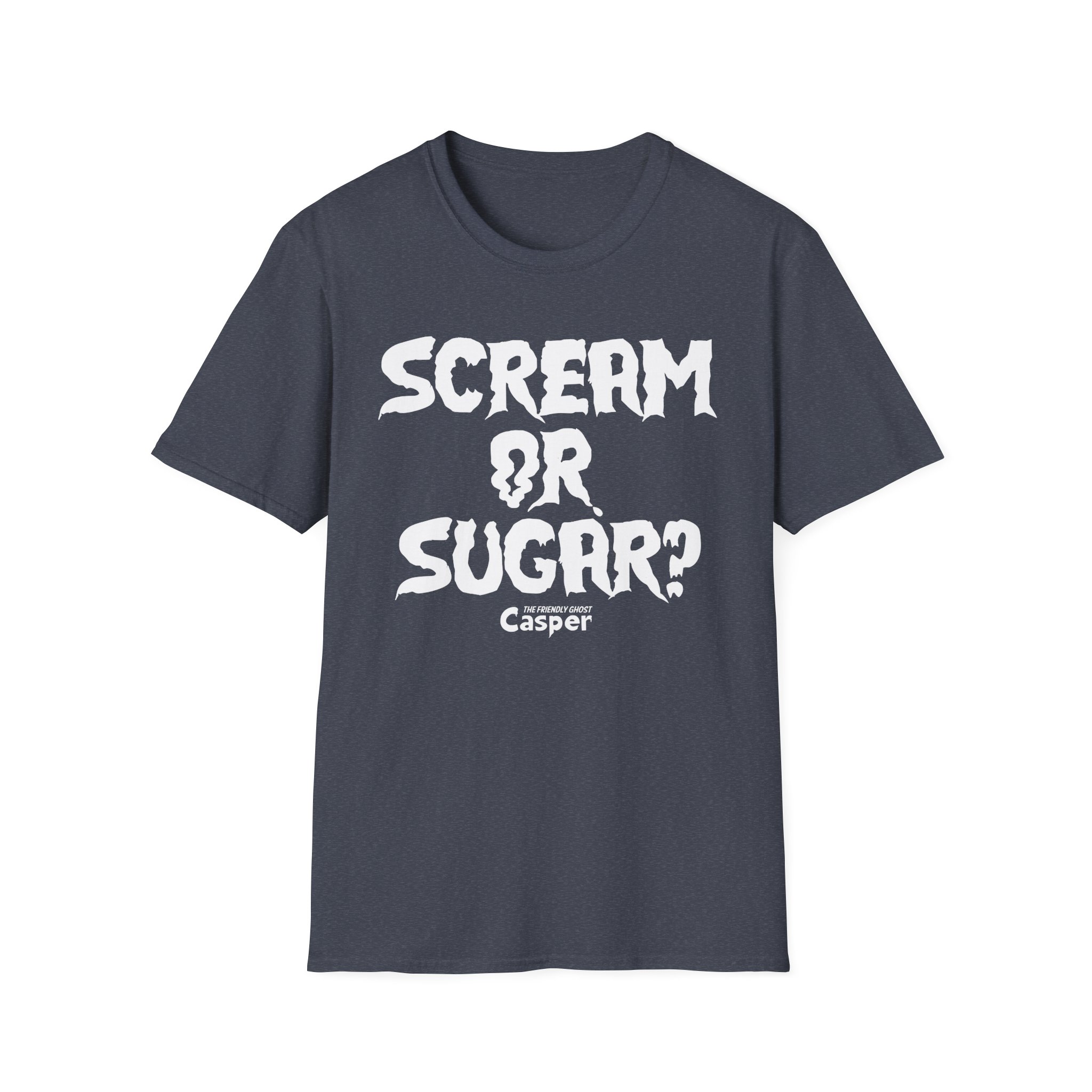 Casper the Friendly Ghost Scream or Sugar Unisex Softstyle T-Shirt
