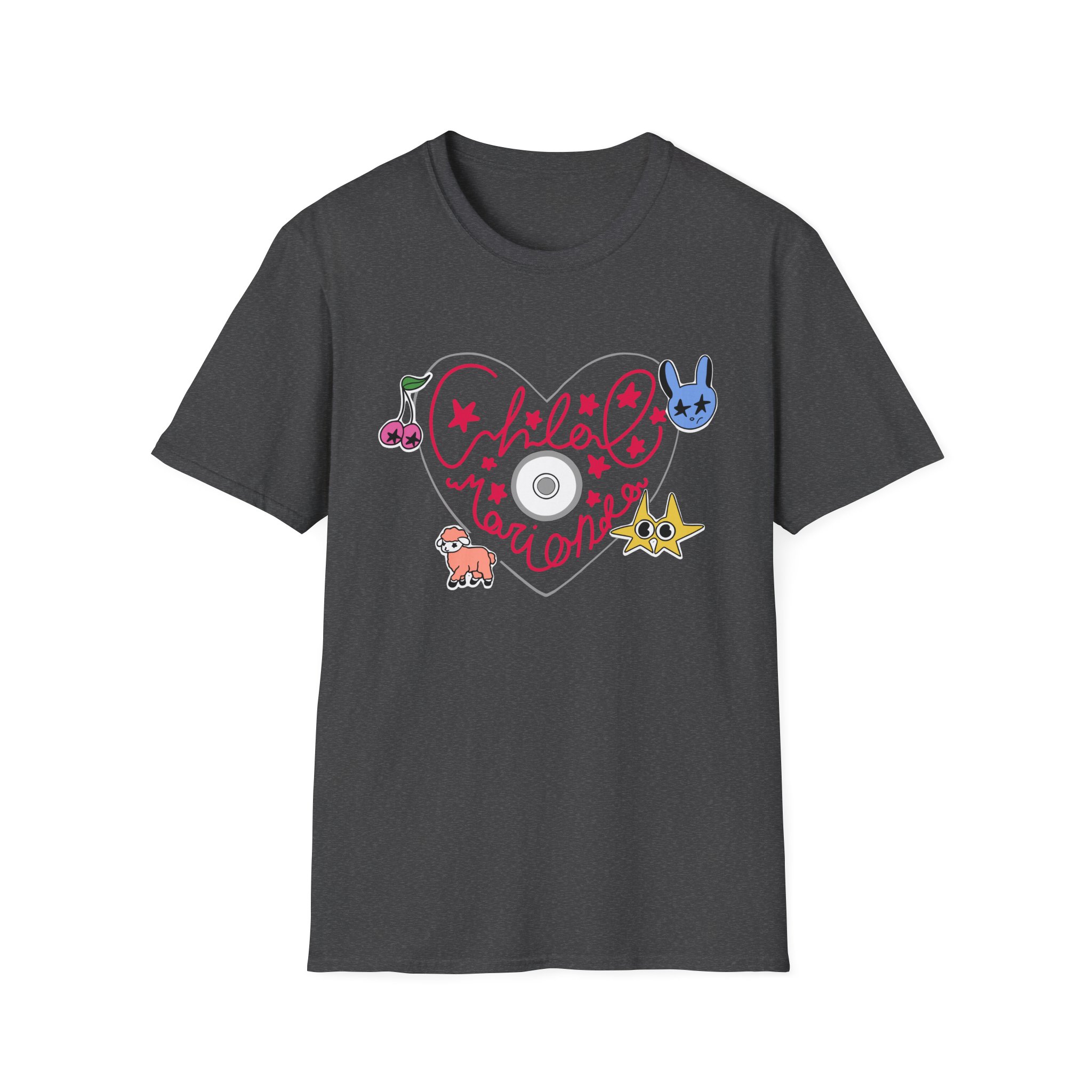 Chloe Moriondo Cd Heart Unisex Softstyle T-Shirt