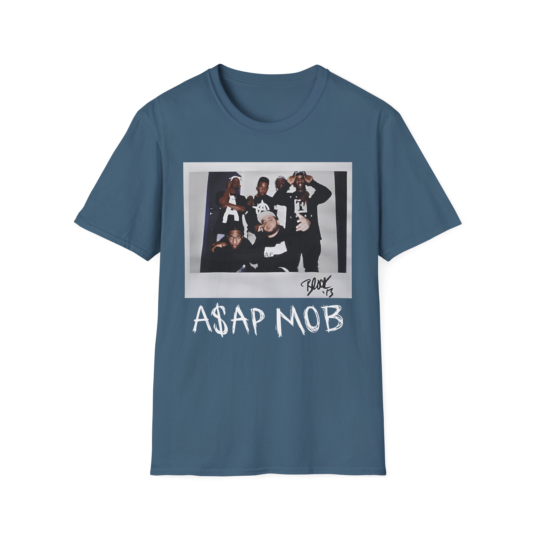 ASAP Rocky Mob Og 2015 Block 13 Unisex Softstyle T-Shirt