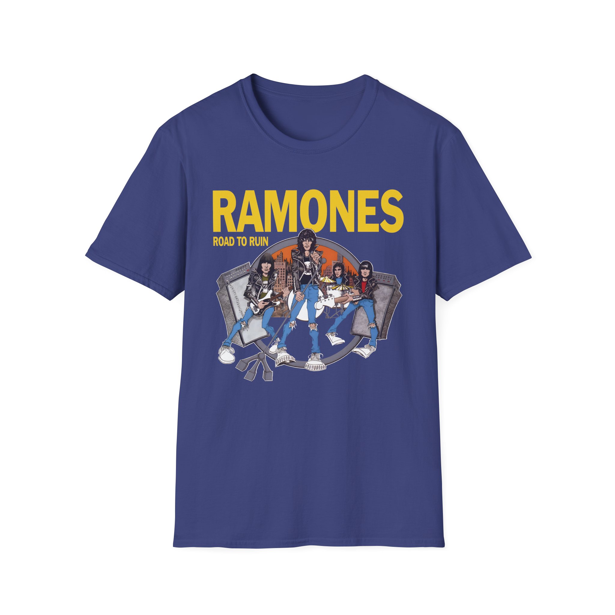 Ramones Ramones I Wanna Be Sedated Unisex Softstyle T-Shirt