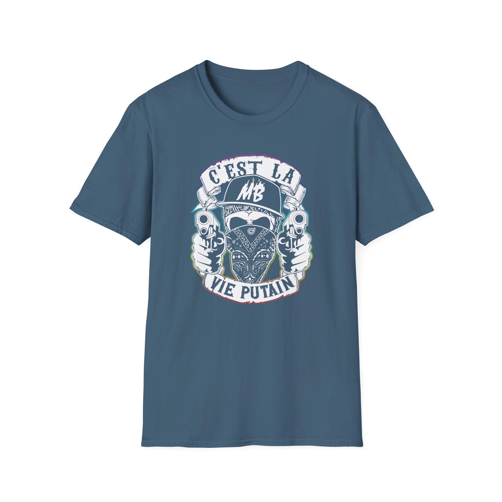 Montana Black C'est La Vie Putain Unisex Softstyle T-Shirt