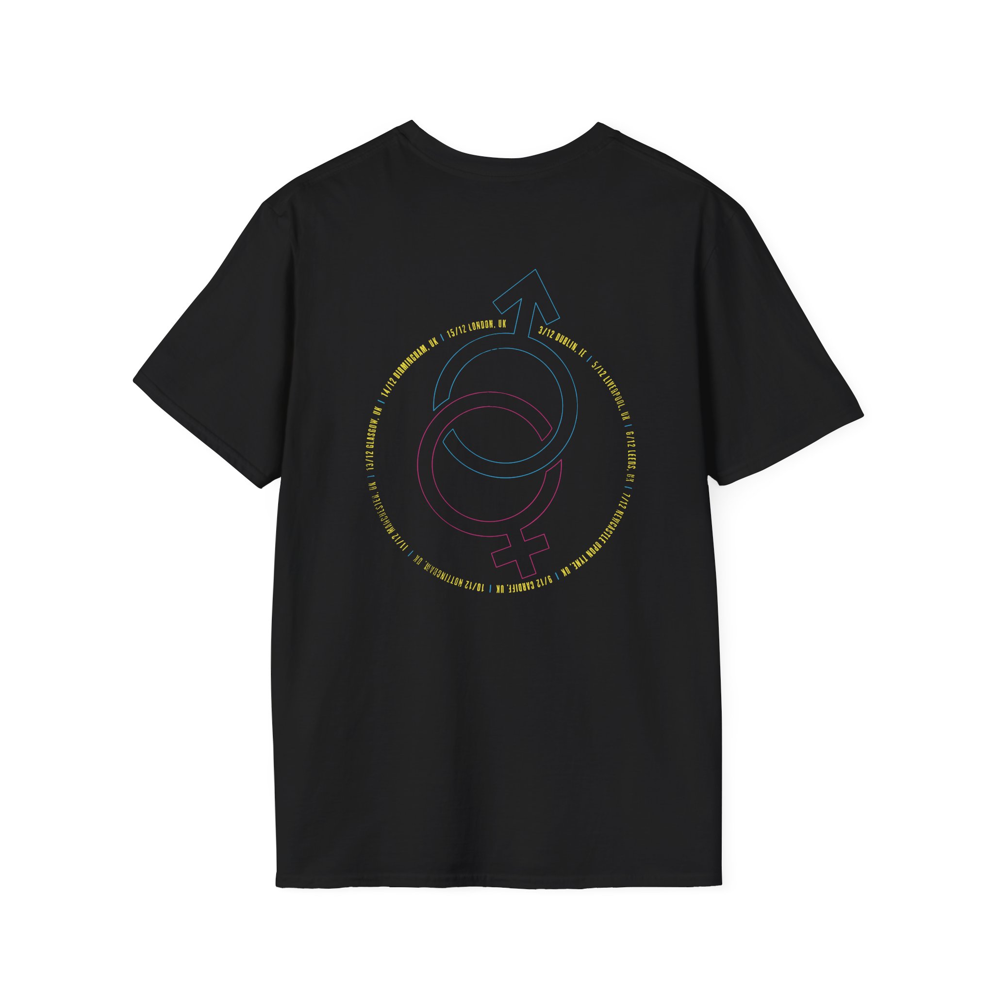 Boy George Neon Face Unisex Softstyle T-Shirt
