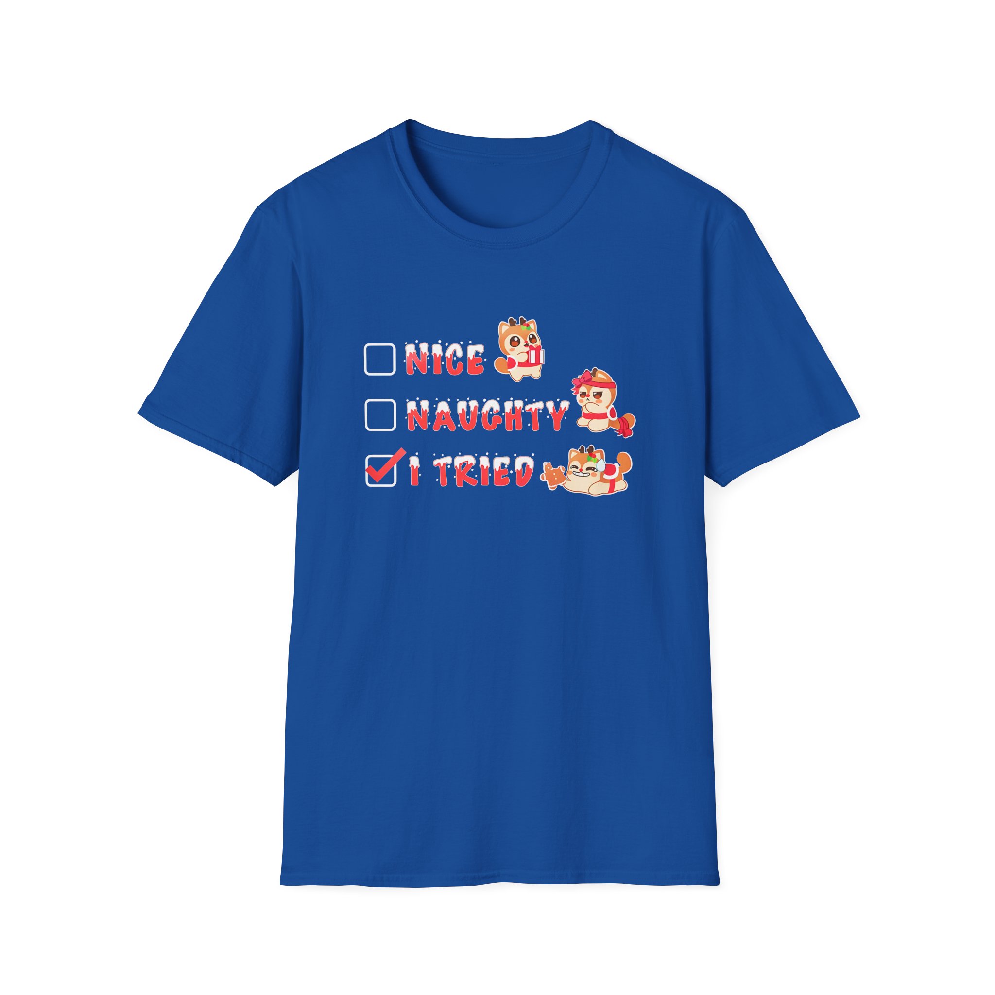 Aphmau Naughty Nice Holiday Unisex Softstyle T-Shirt