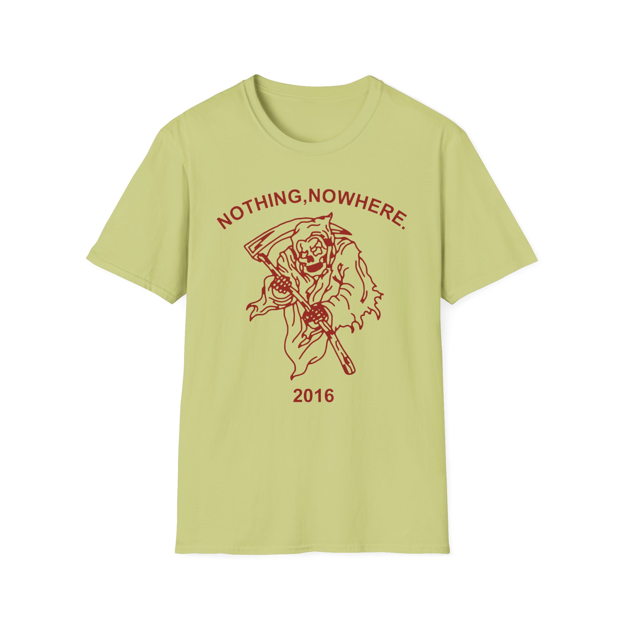 Nothing Nowhere Red Reaper unisex softstyle t-shirt