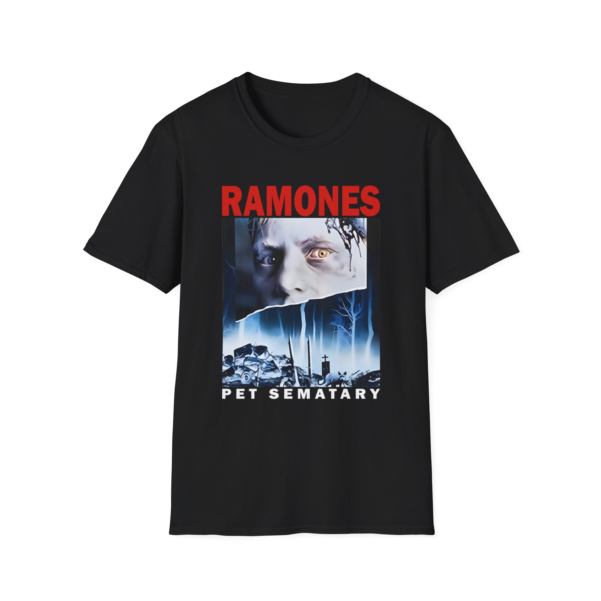 Ramones Pet Sematary T Shirt Unisex Softstyle T-Shirt