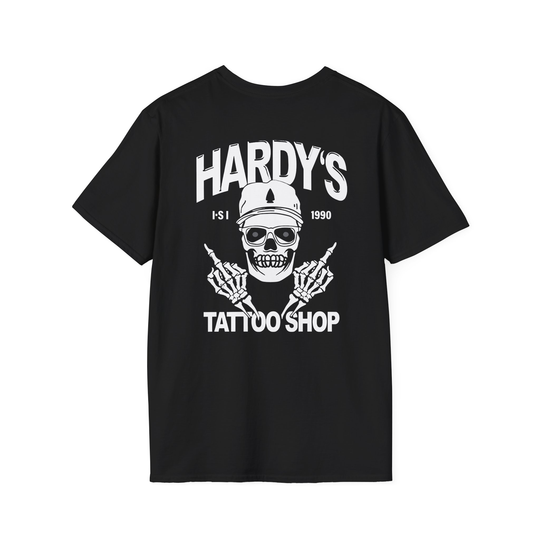 Hardy Tattoo Shop Unisex Softstyle T-Shirt