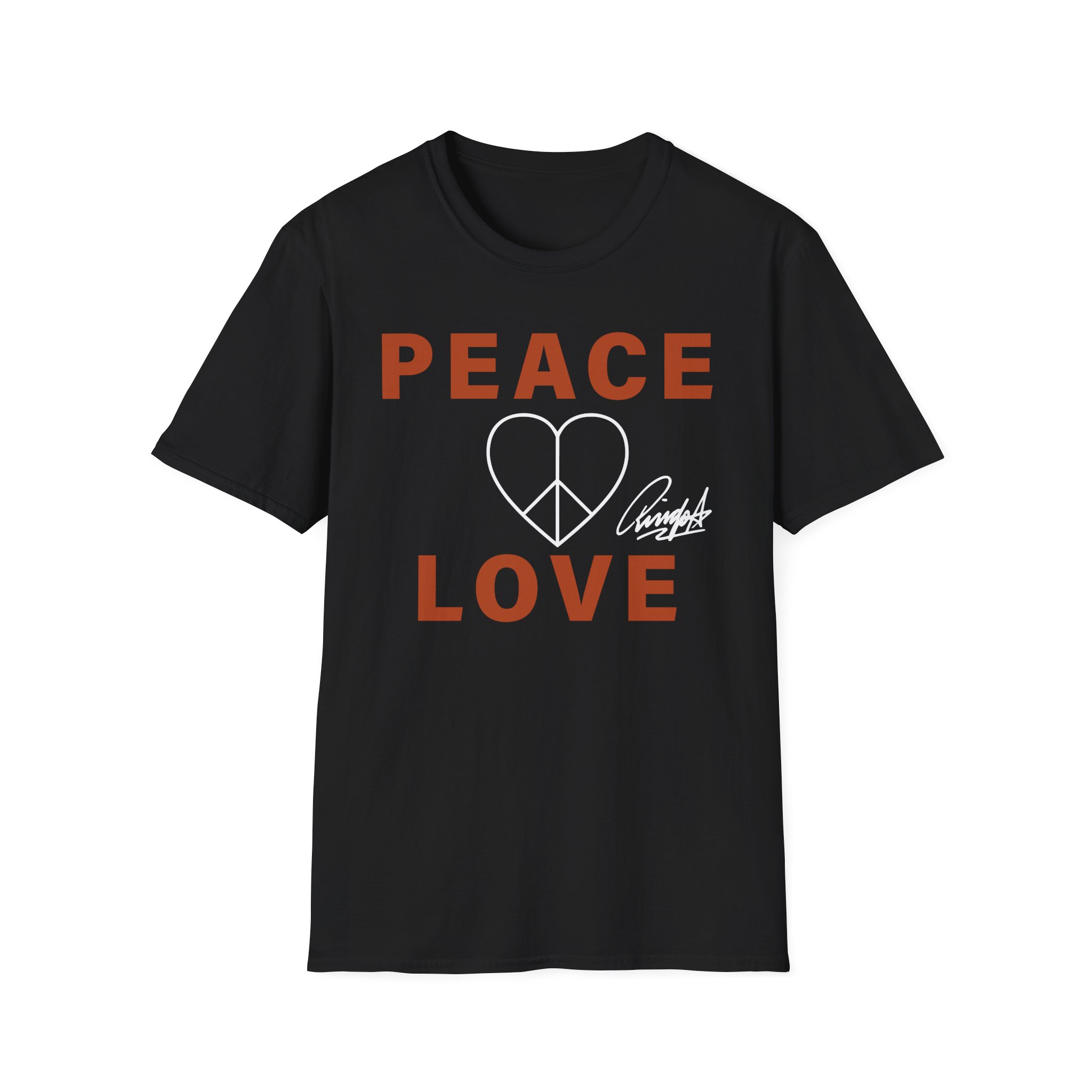 Ringo Starr Peace & Love Unisex Softstyle T-Shirt