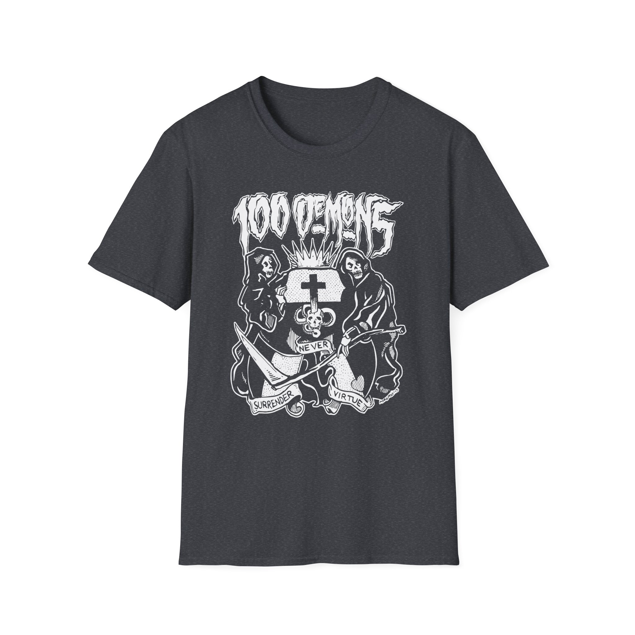 100 Demons Unisex Softstyle T-Shirt