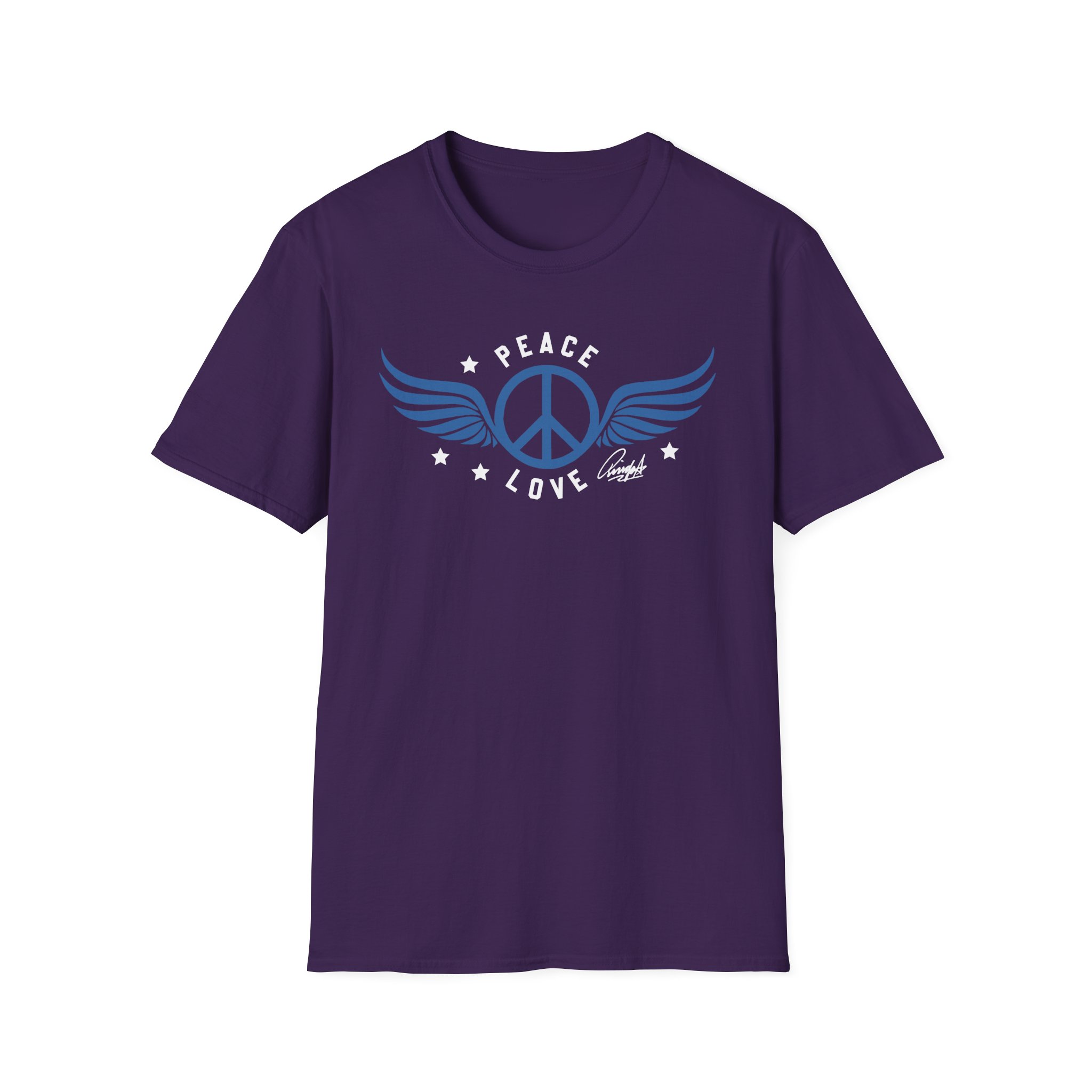 Ringo Starr Peace Love Unisex Softstyle T-Shirt