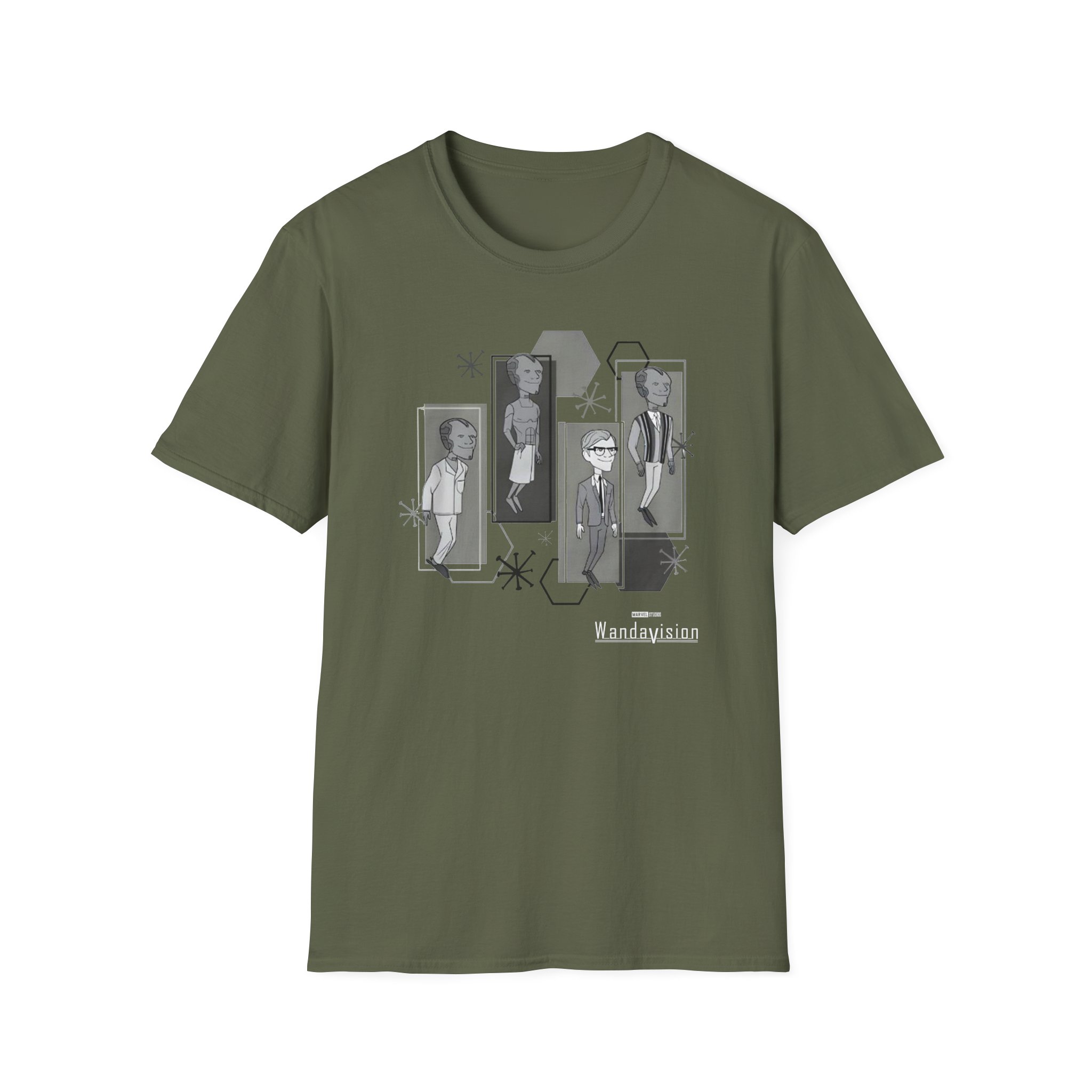 Wandavision Wardrobe Changes Unisex Softstyle T-Shirt