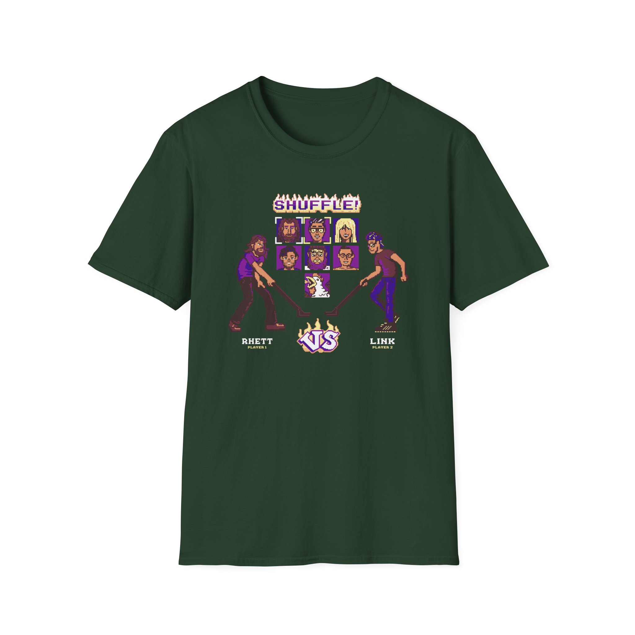 Good Mythical Morning Shuffleboard Arcade unisex softstyle t-shirt