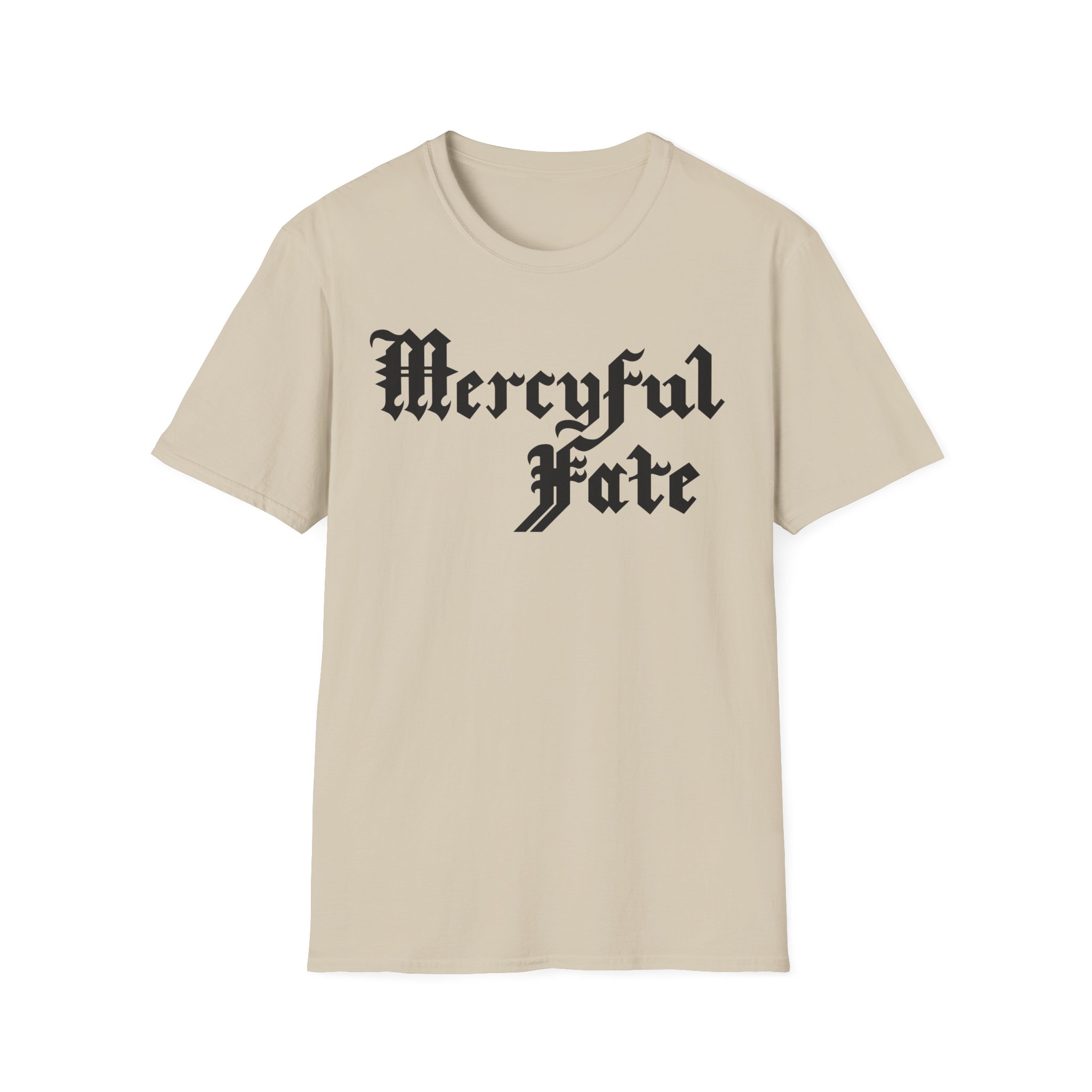 Mercyful Fate Black on Black Cross Unisex Softstyle T-Shirt