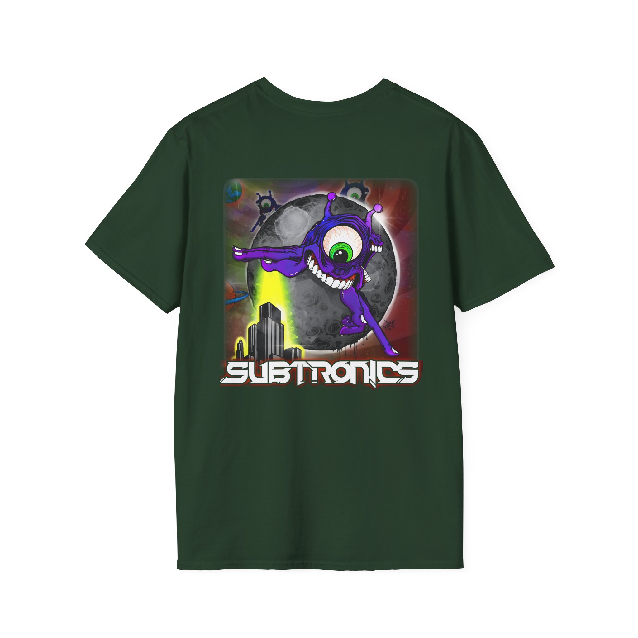 Subtronics Cyclops Invasion Unisex Softstyle T-Shirt