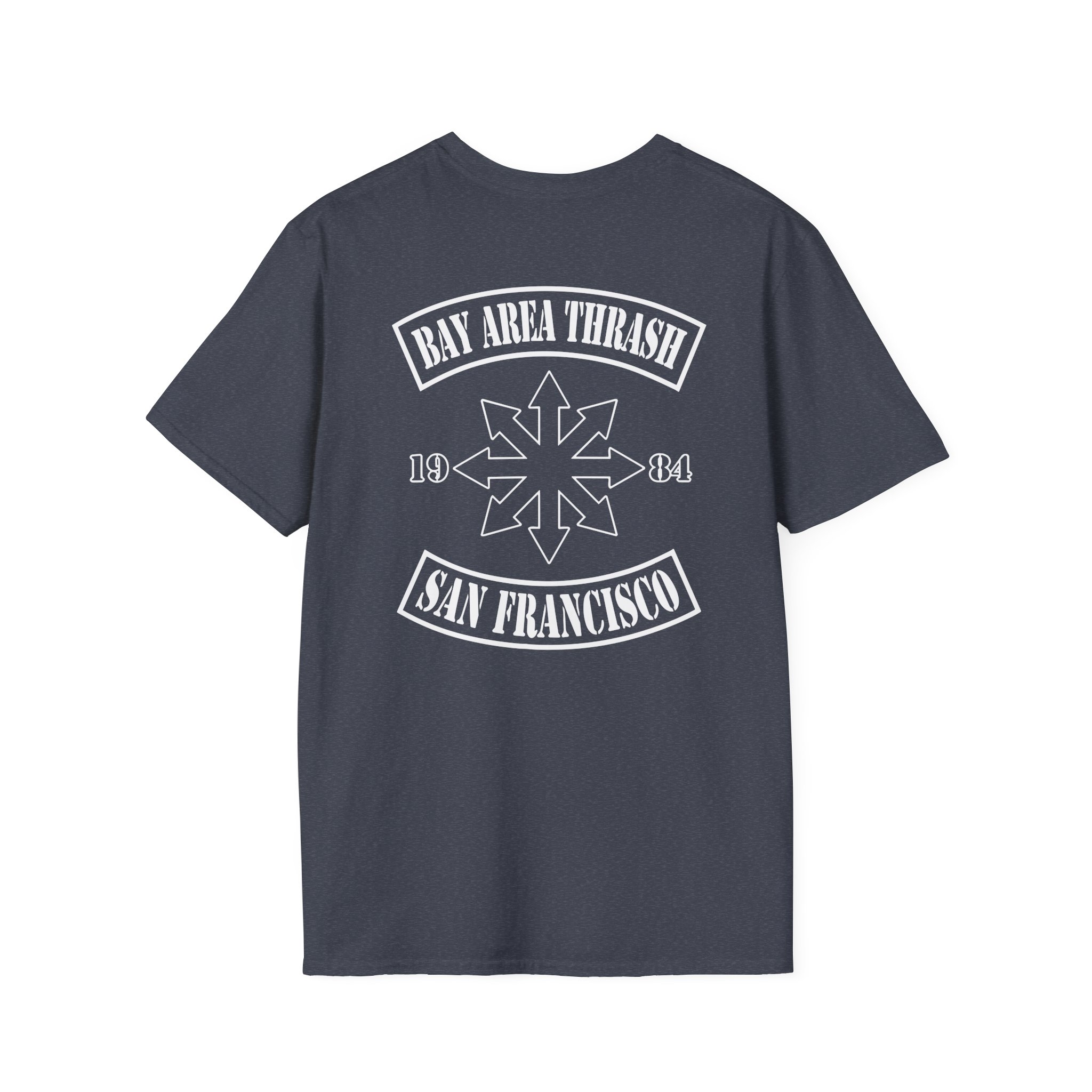 Heathen Bay Area Thrash Unisex Softstyle T-Shirt
