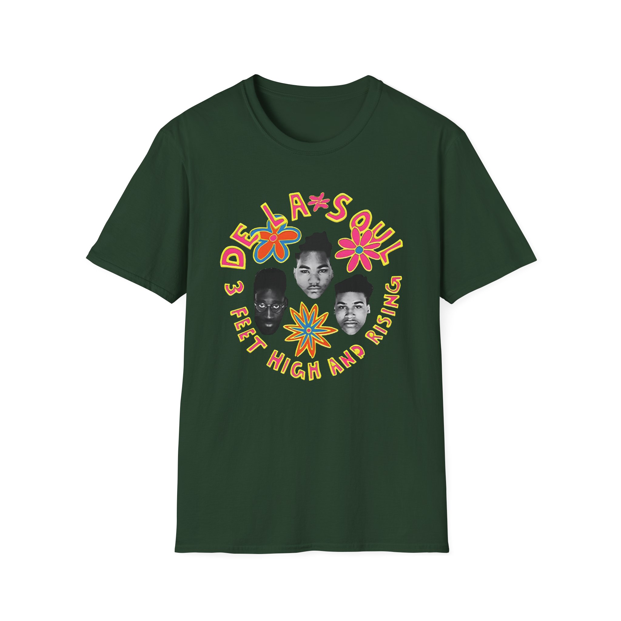 De La Soul 3 Feet High and Rising Unisex Softstyle T-Shirt