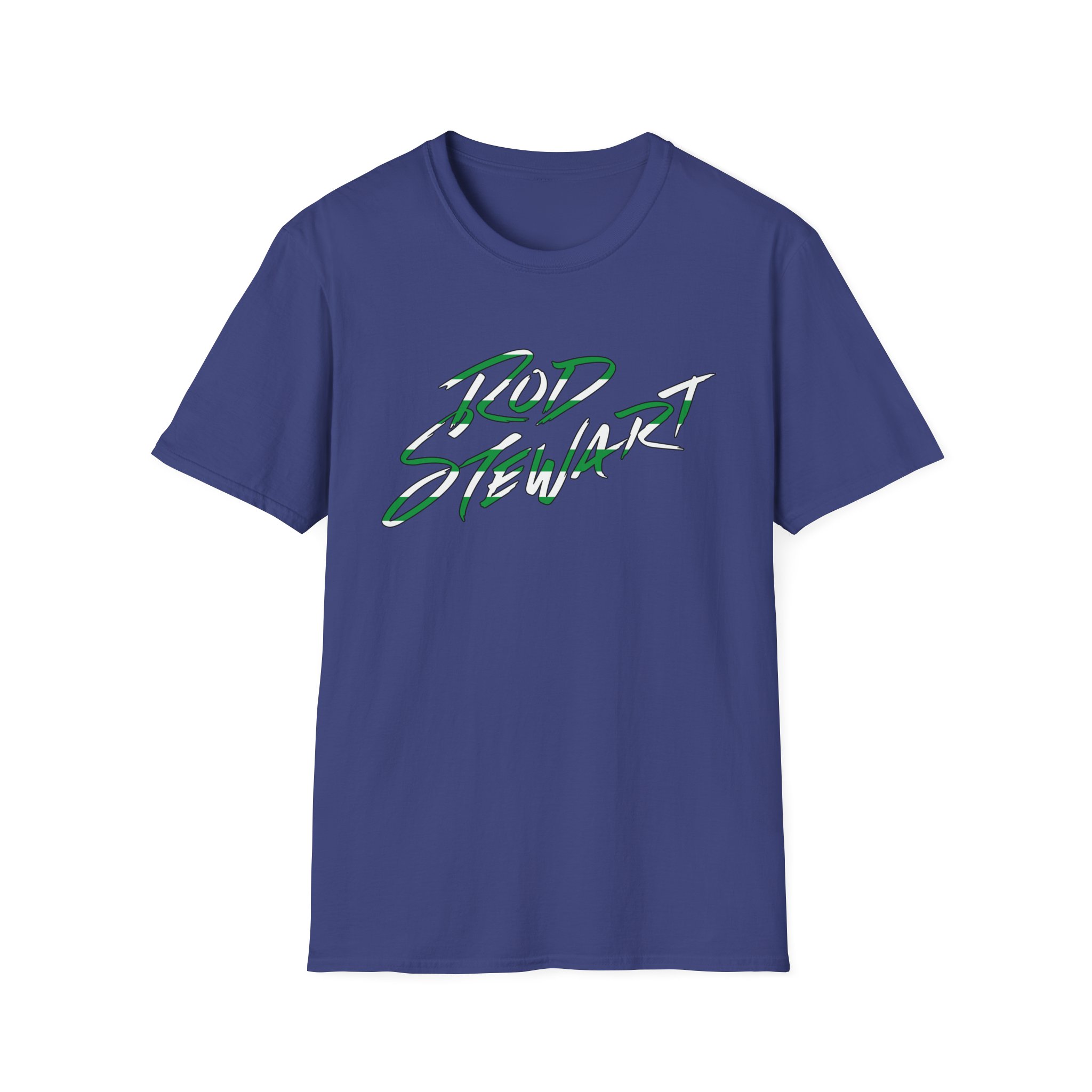 R S Striped Logo Forever Unisex Softstyle T-Shirt