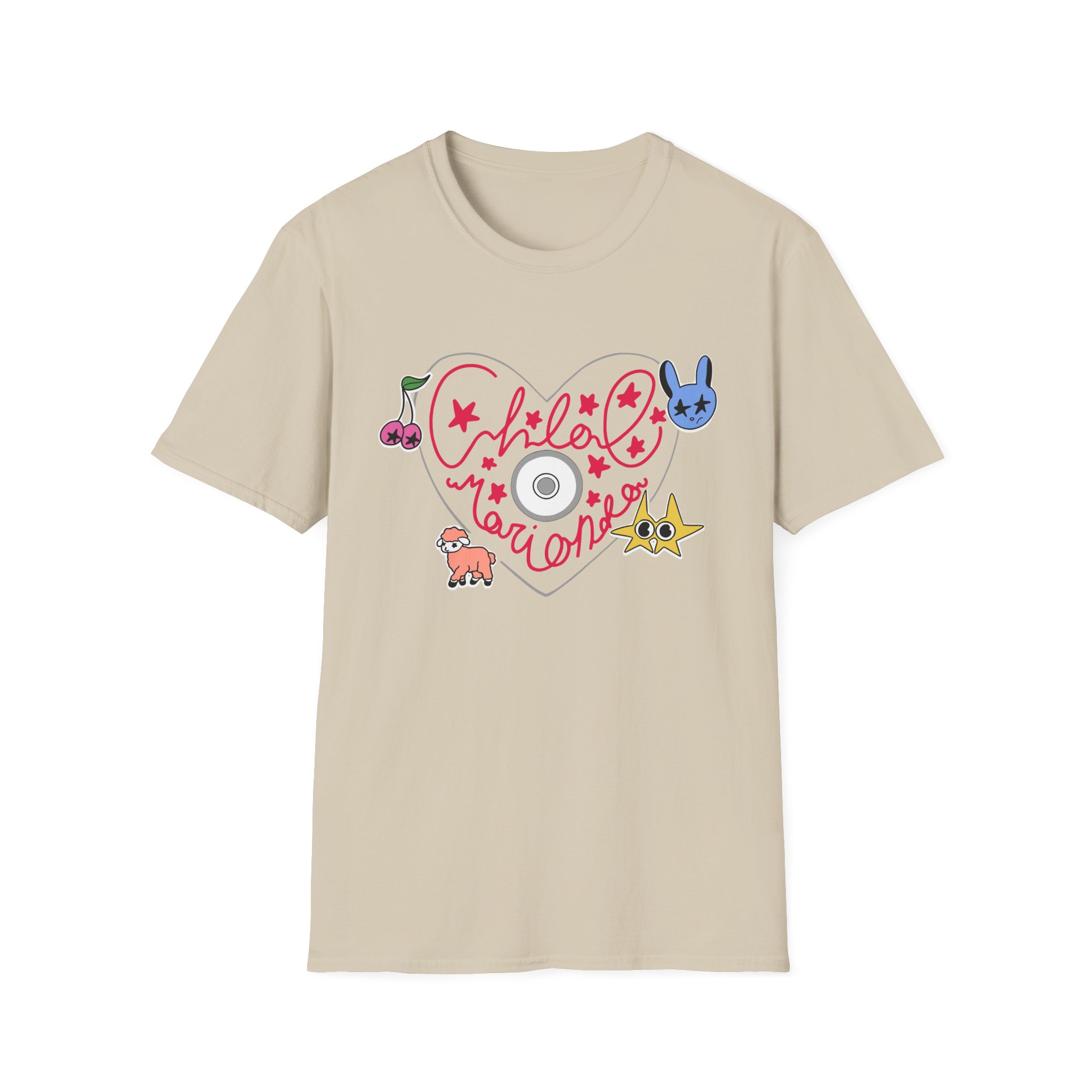 Chloe Moriondo Cd Heart Unisex Softstyle T-Shirt