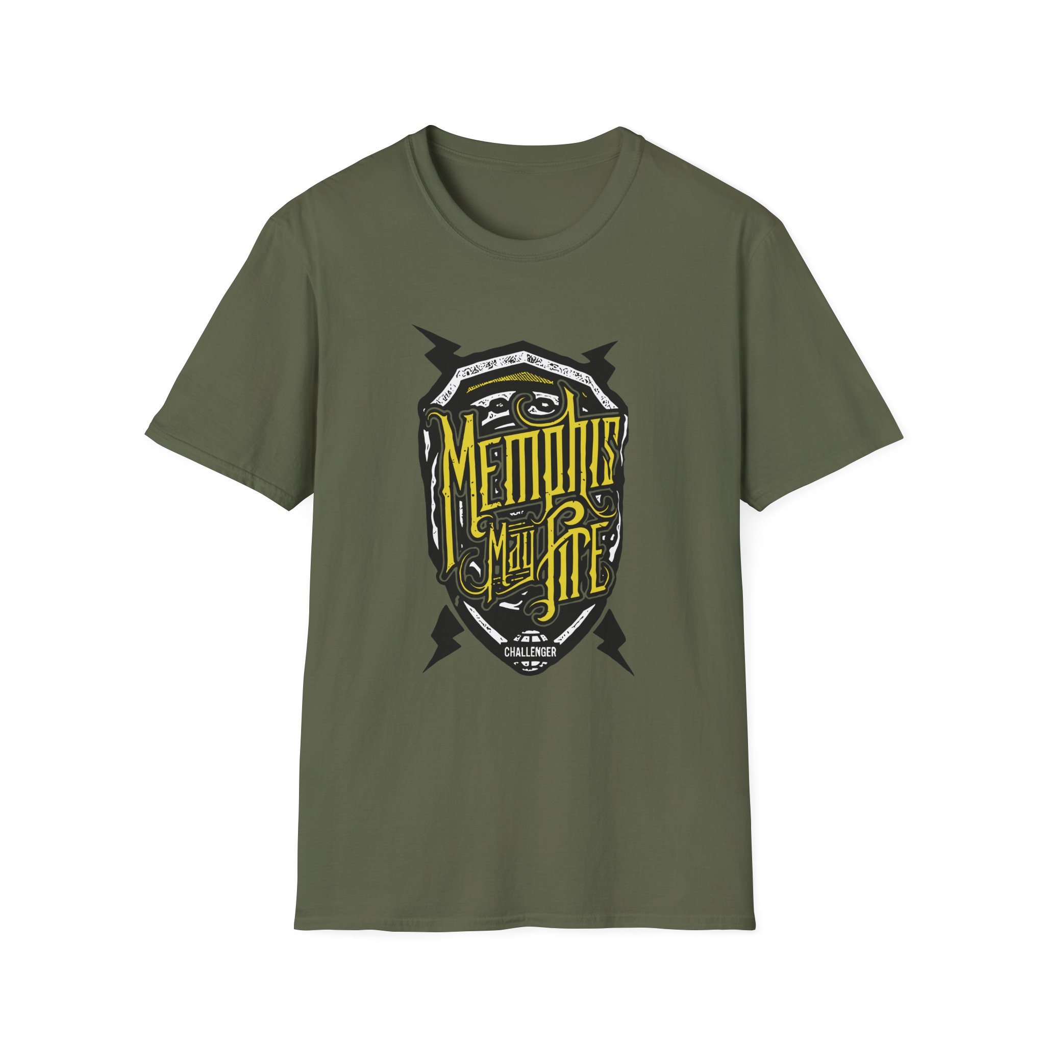 Memphis May Fire Shield Unisex Softstyle T-Shirt